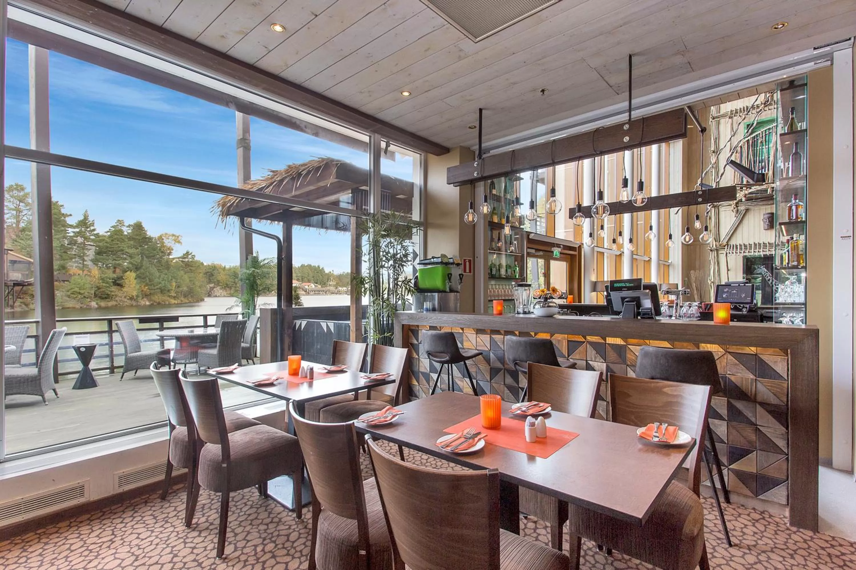 Lounge or bar in Dyreparken Safarihotell