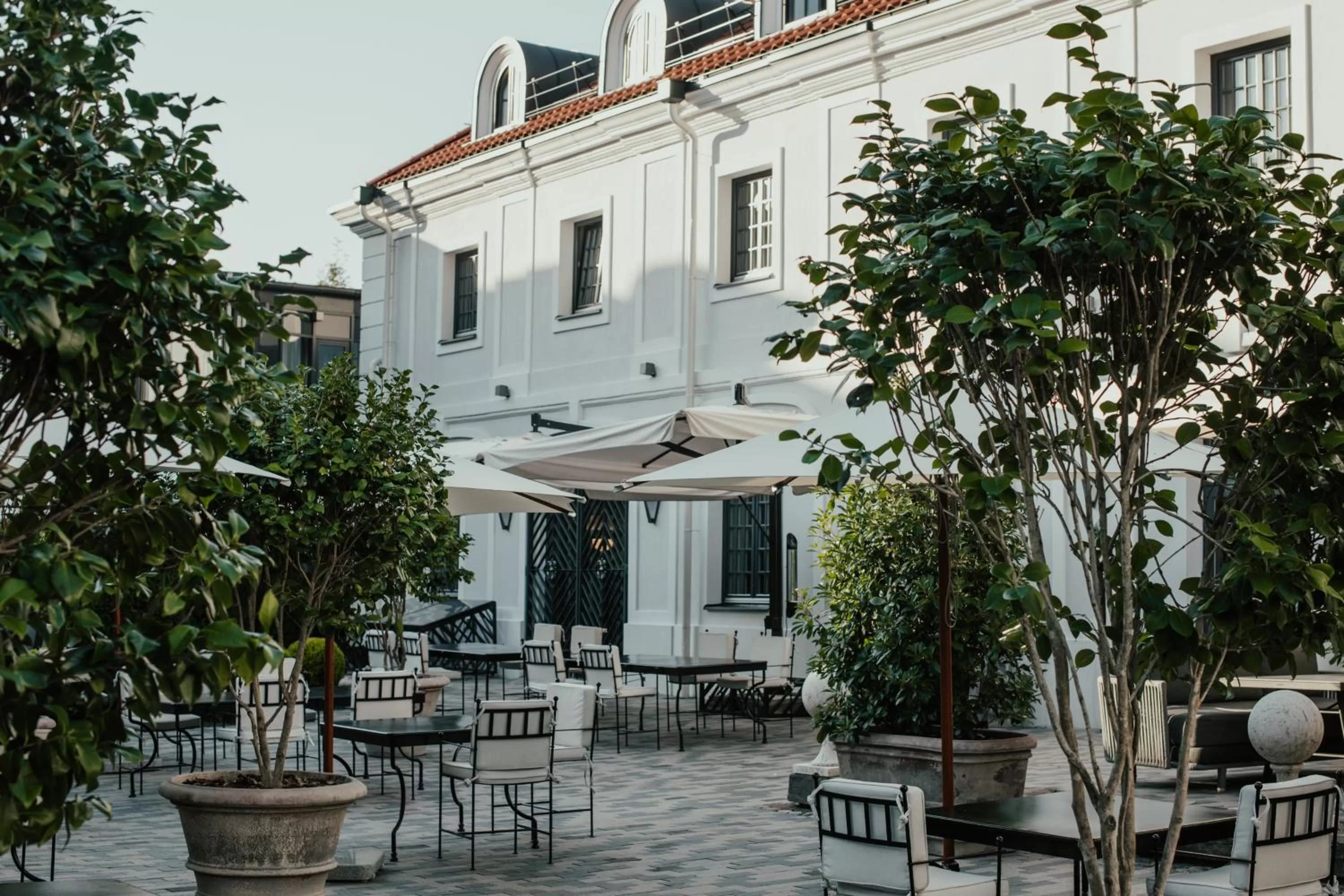 Balcony/Terrace in Hotel Pacai, Vilnius, a Member of Design Hotels