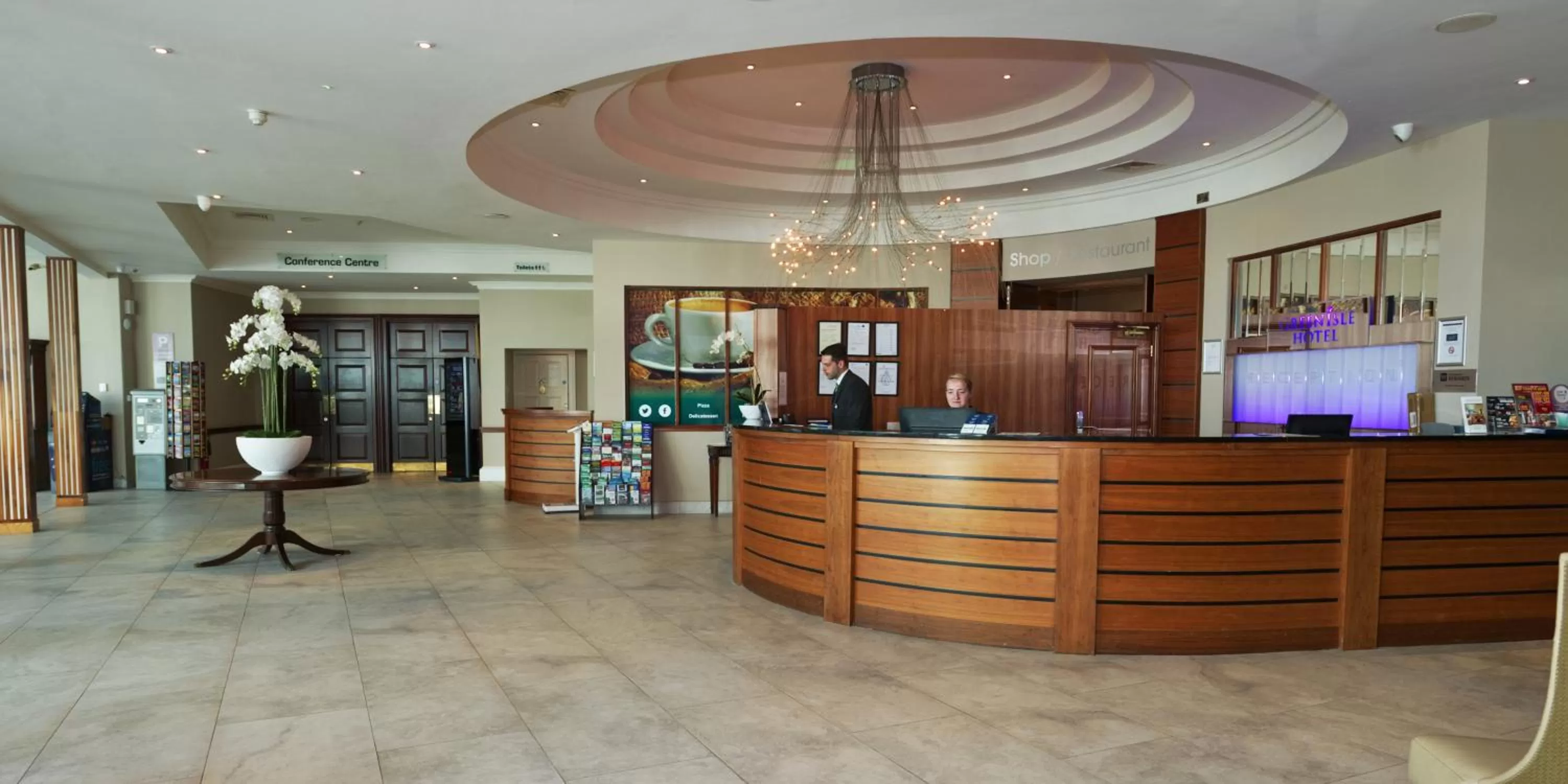 Lobby or reception in Green Isle Hotel, Dublin