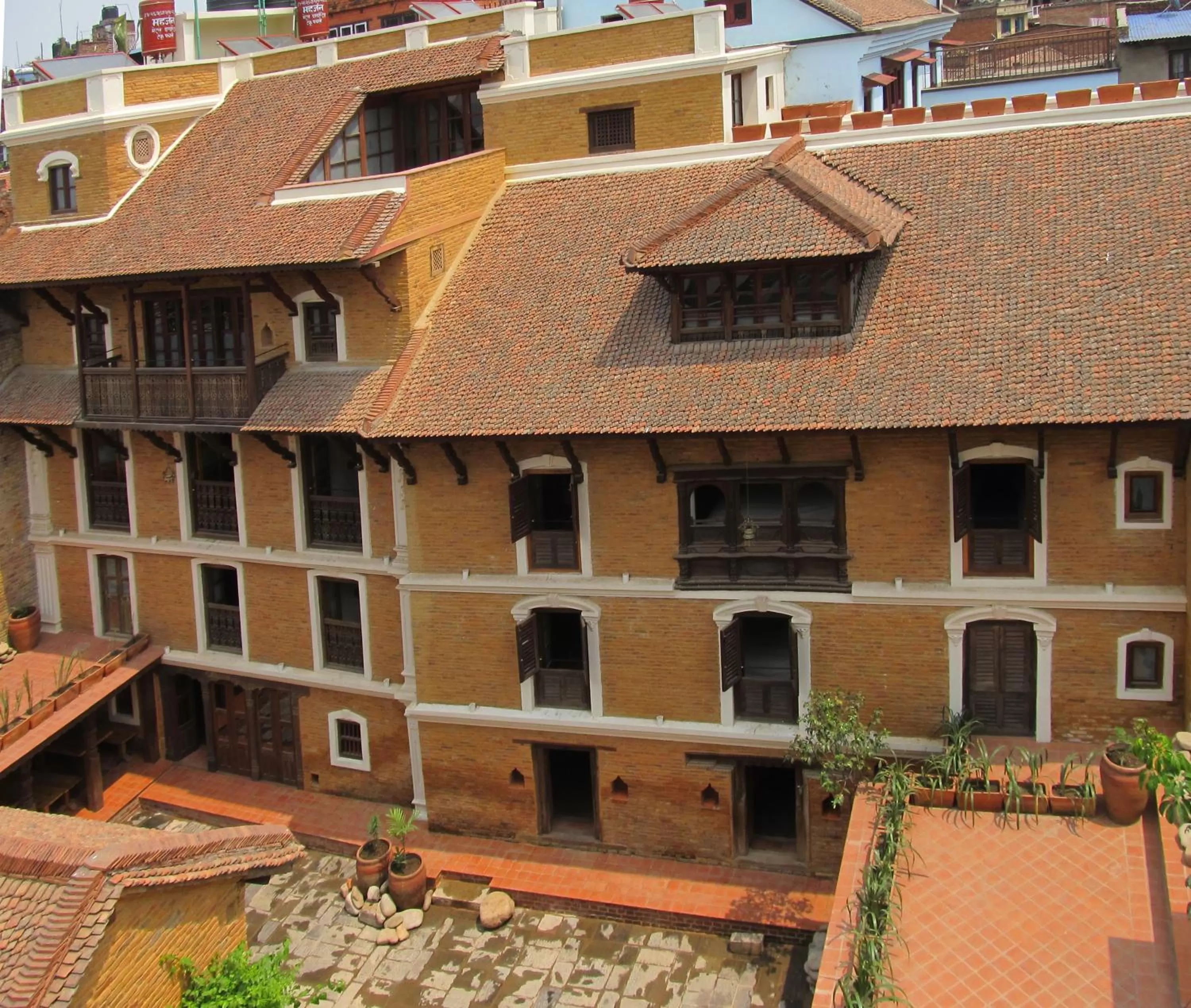 Bird's eye view in The Inn Patan