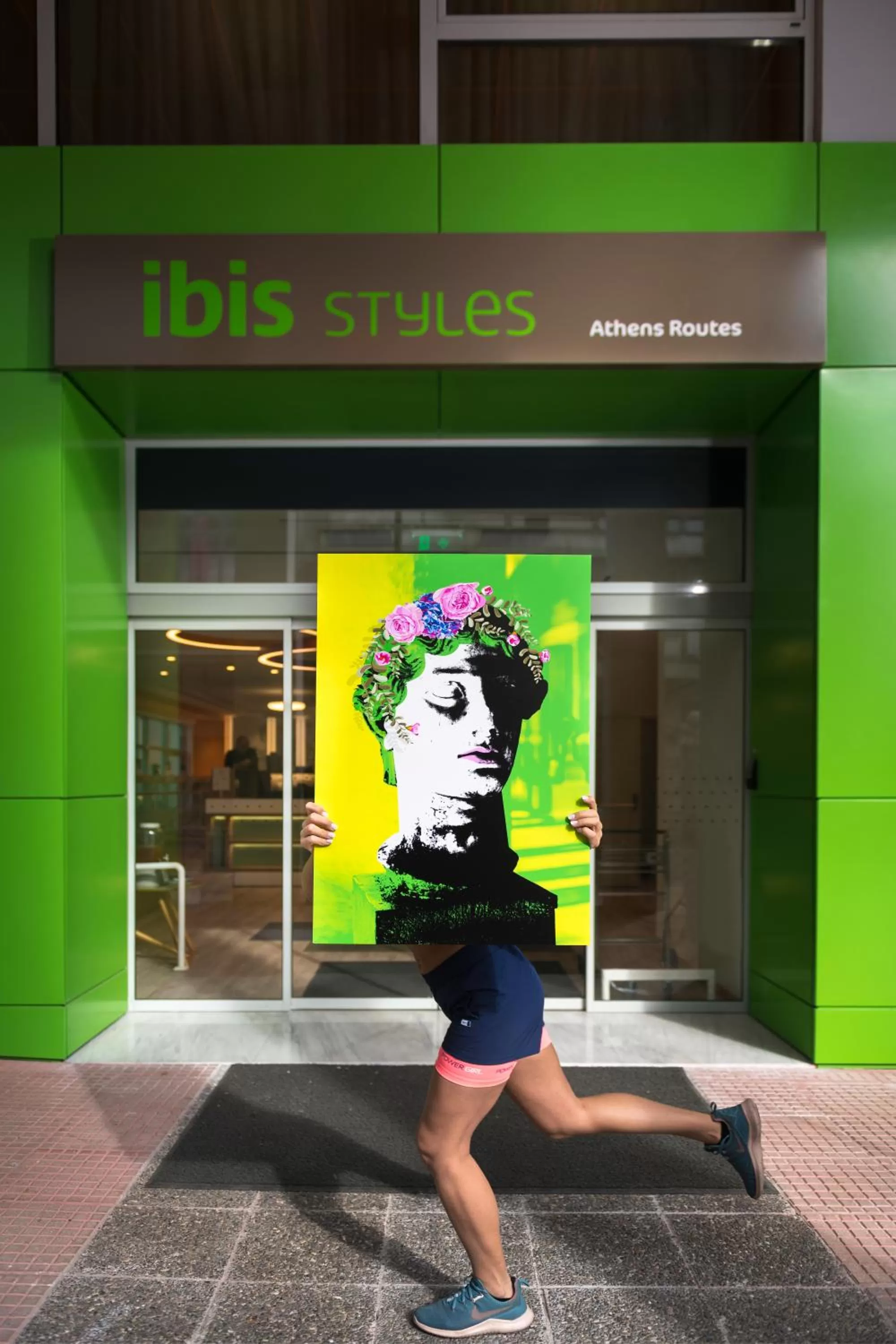 Facade/entrance in ibis Styles Athens Routes