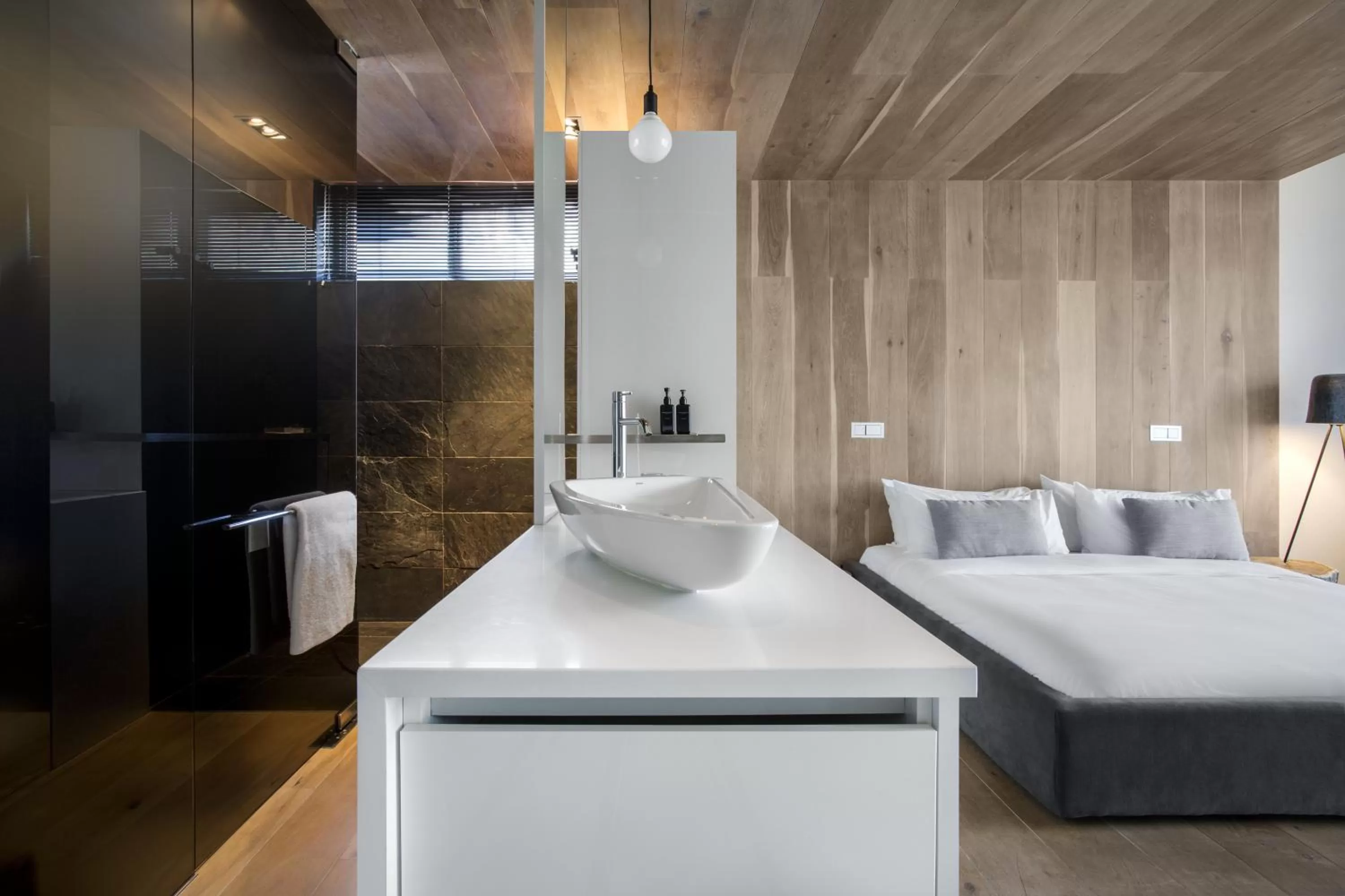 Shower, Bed in POD Camps Bay by The Oyster Collection