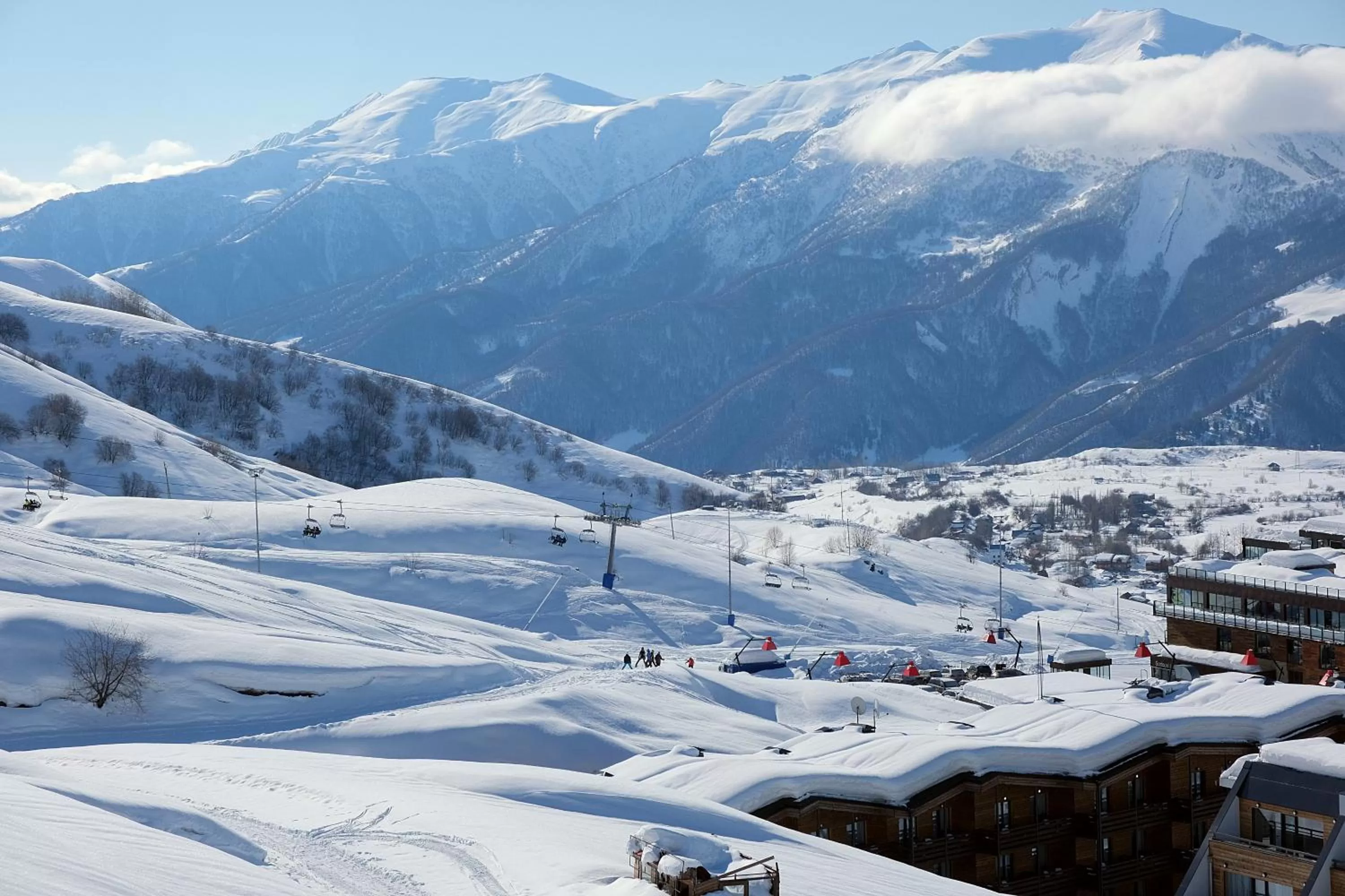 Nearby landmark, Winter in 2-room Apartment NFT Gudauri Penta 503