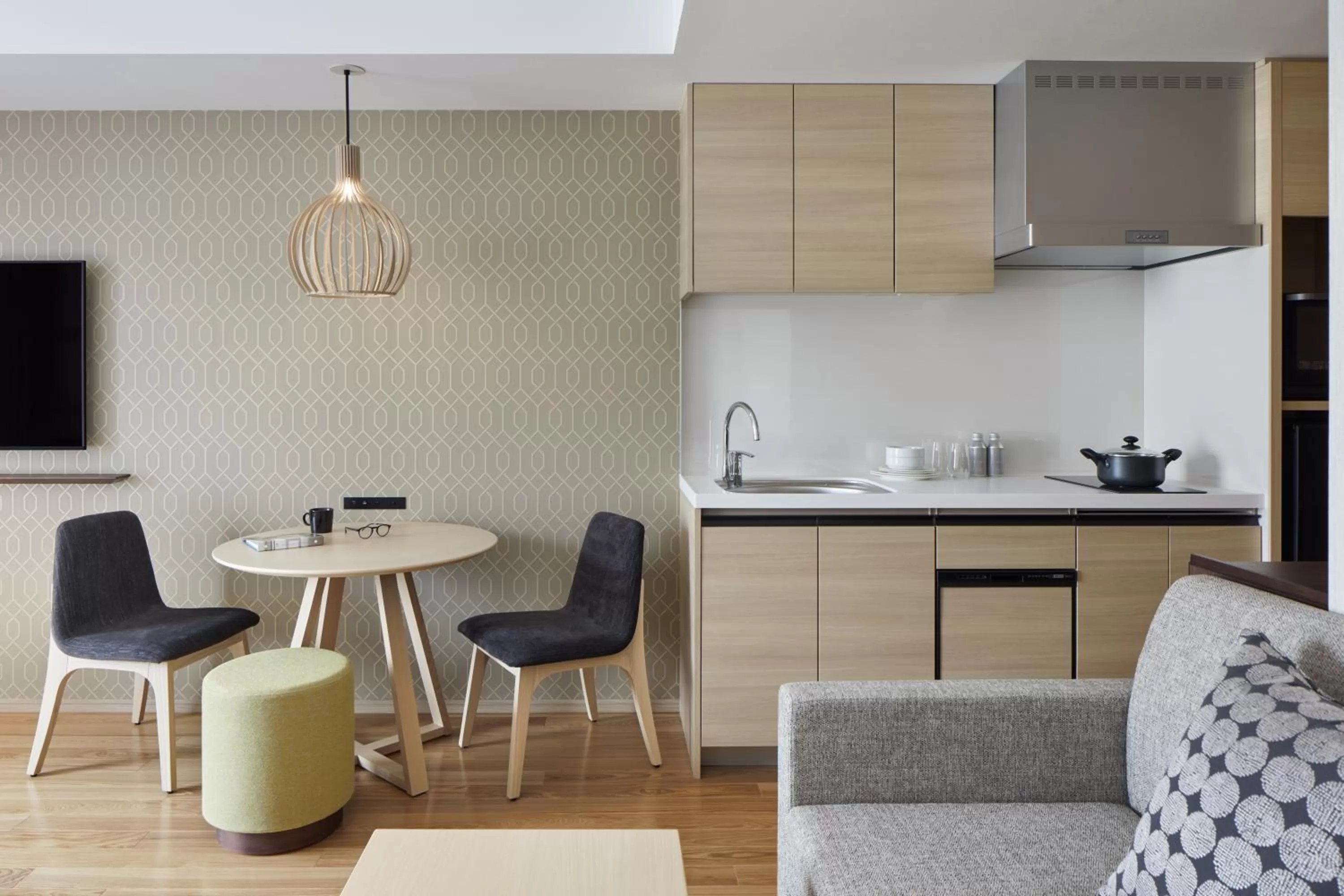 Kitchen or kitchenette in Hyatt House Kanazawa