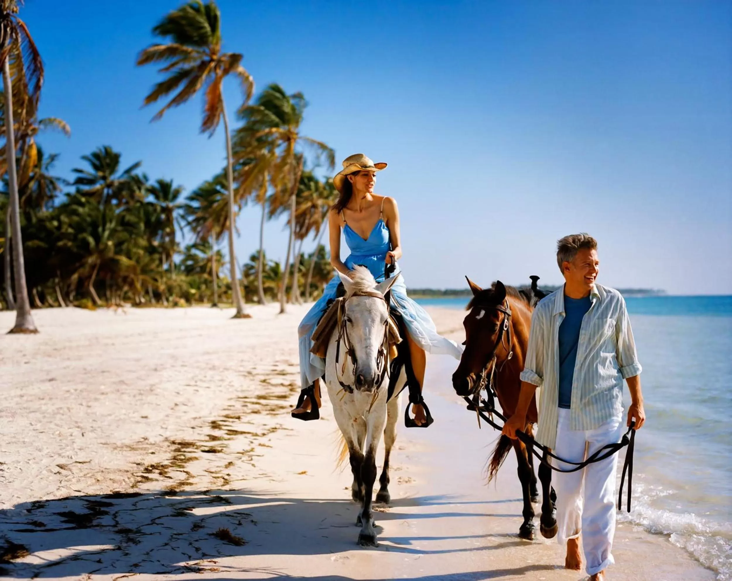 Horse-riding in Tortuga Bay