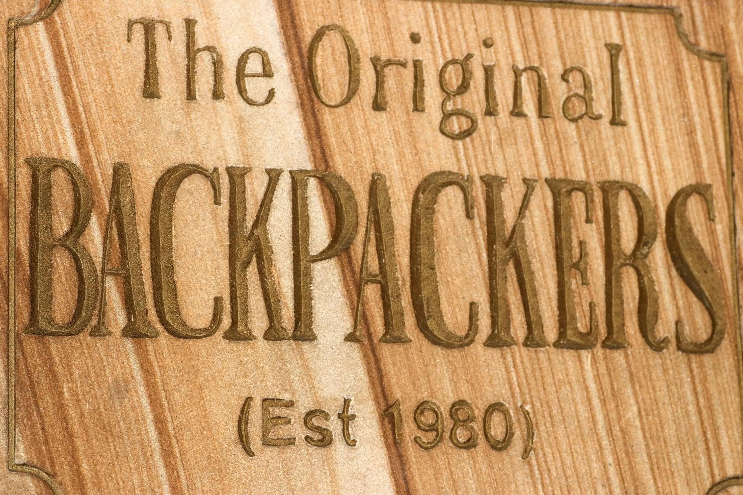 Logo/Certificate/Sign in Original Backpackers