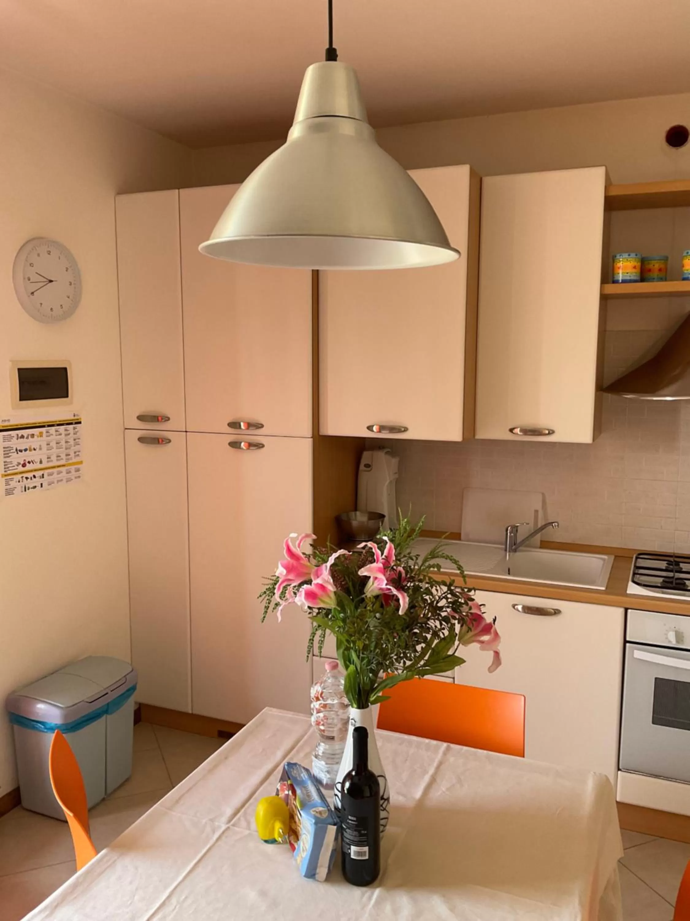 Kitchen/Kitchenette in Villaggio dei Fiori Apart- Hotel 3 Stars - Family Resort