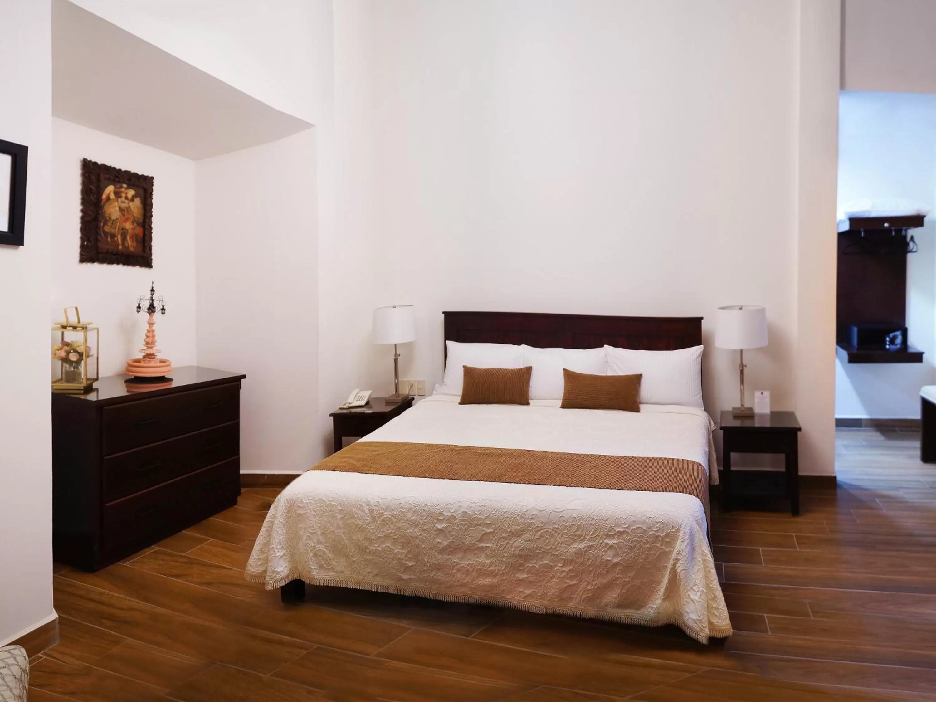 Bedroom, Bed in Hotel Casa Faroles Centro Histórico