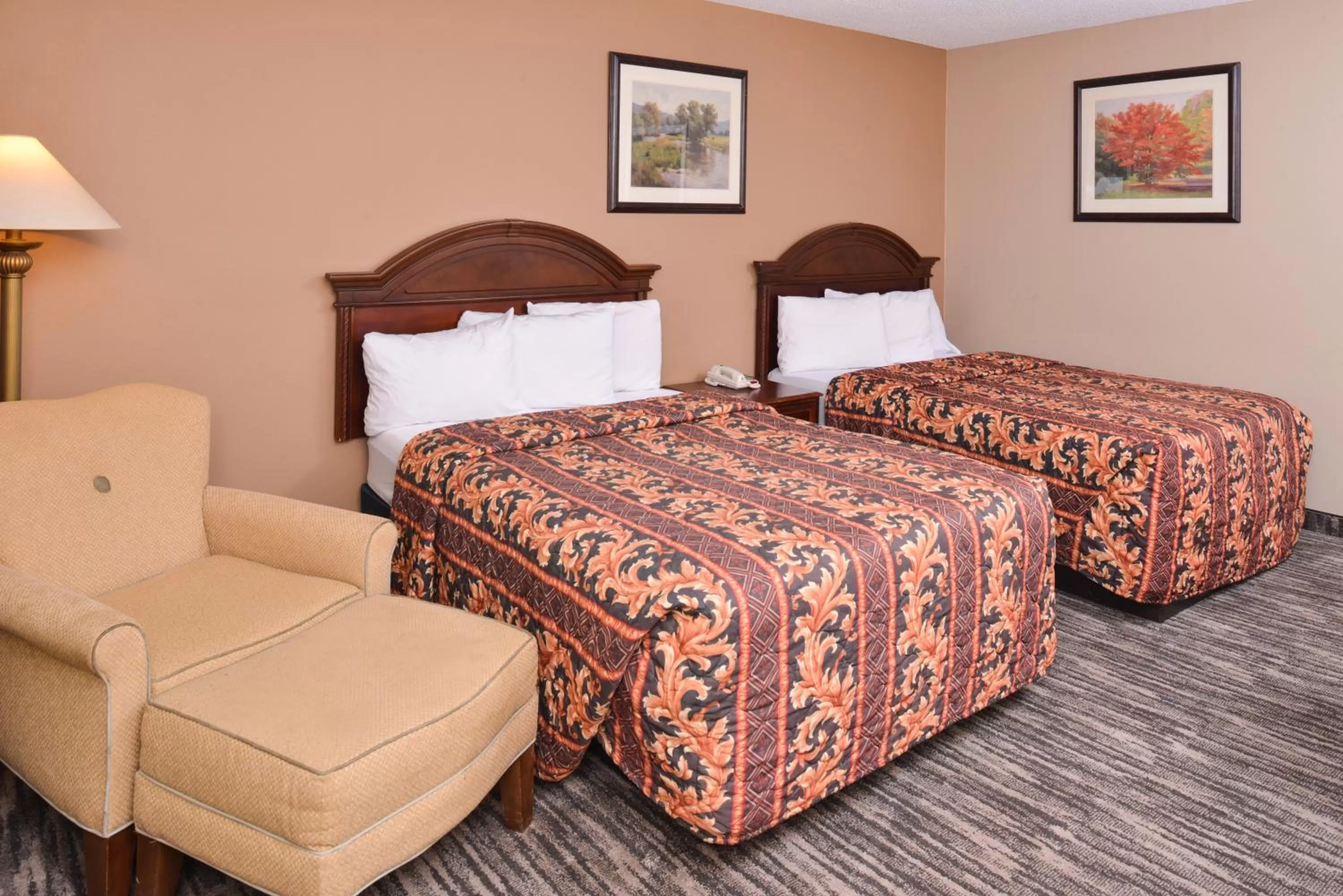 Bed in Ranch House Motel