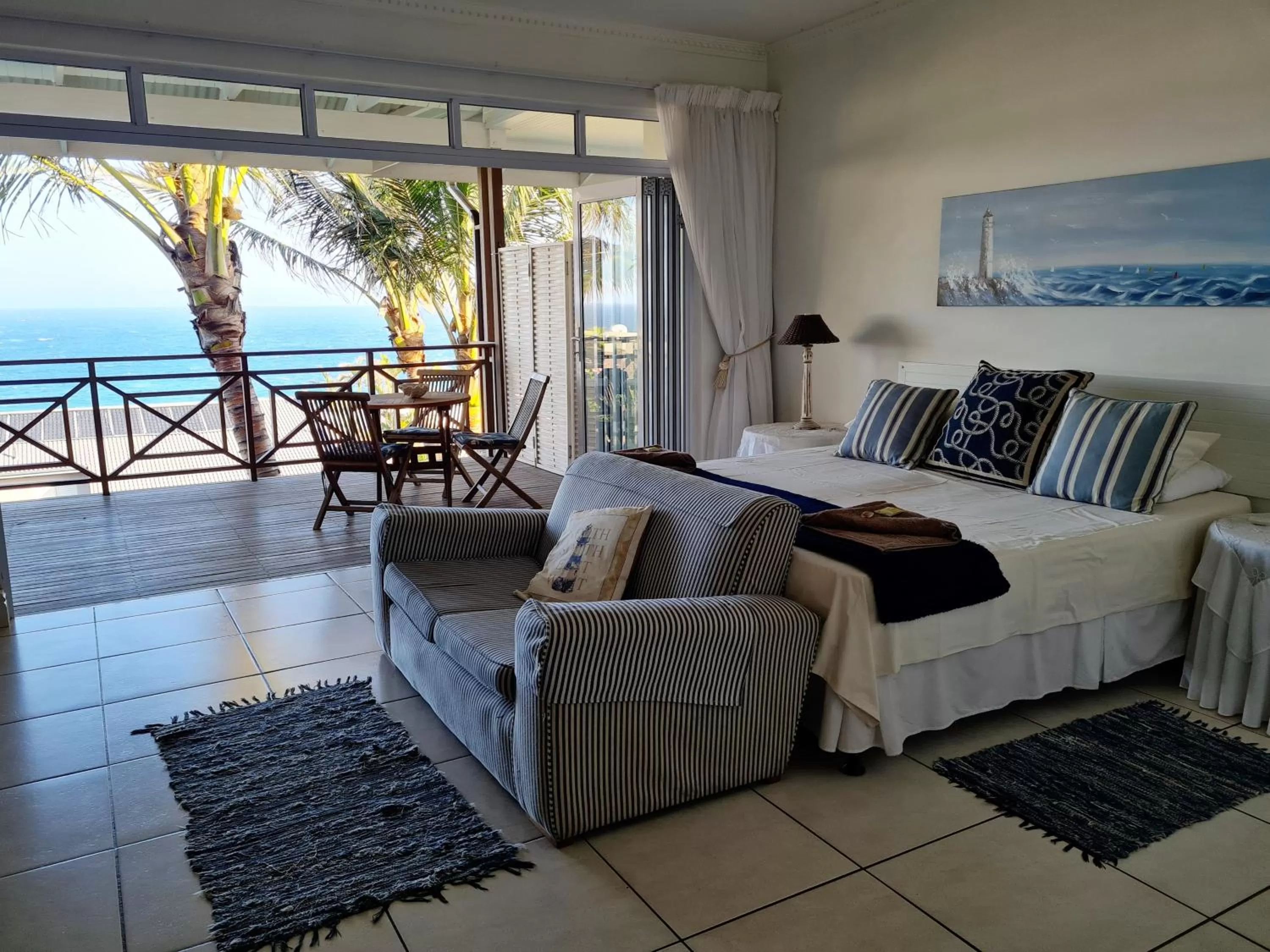 Balcony/Terrace, Bed in Shaka's Seat Guesthouse