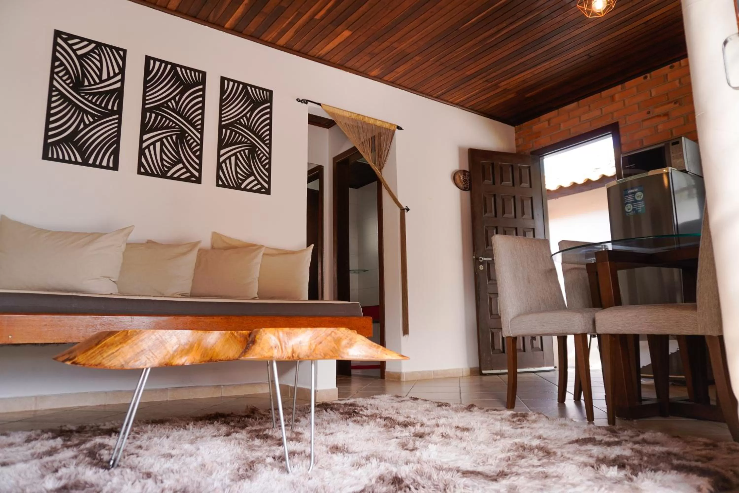 Living room in Pousada Dunasol Floripa