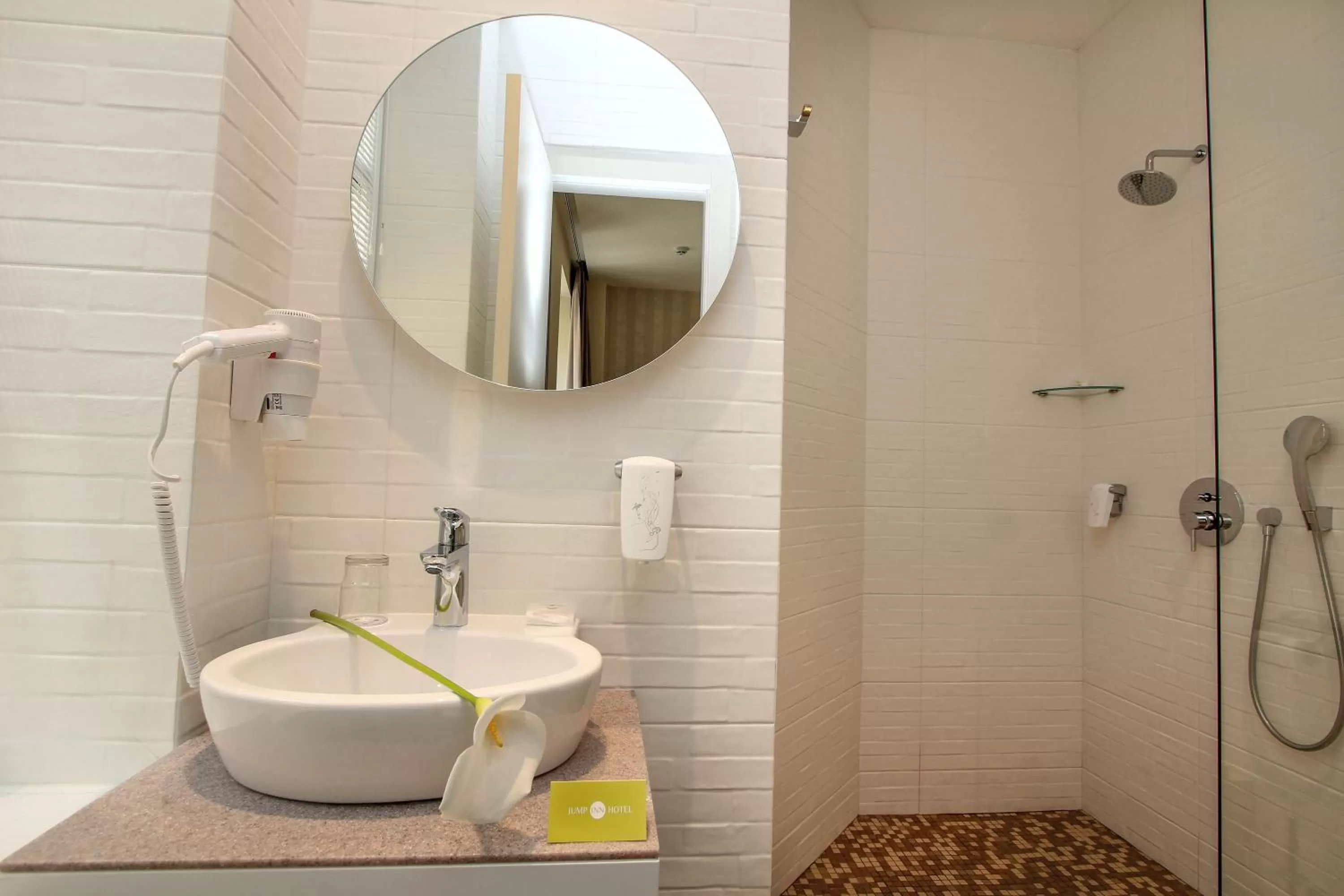 Bathroom in Jump INN Hotel Belgrade