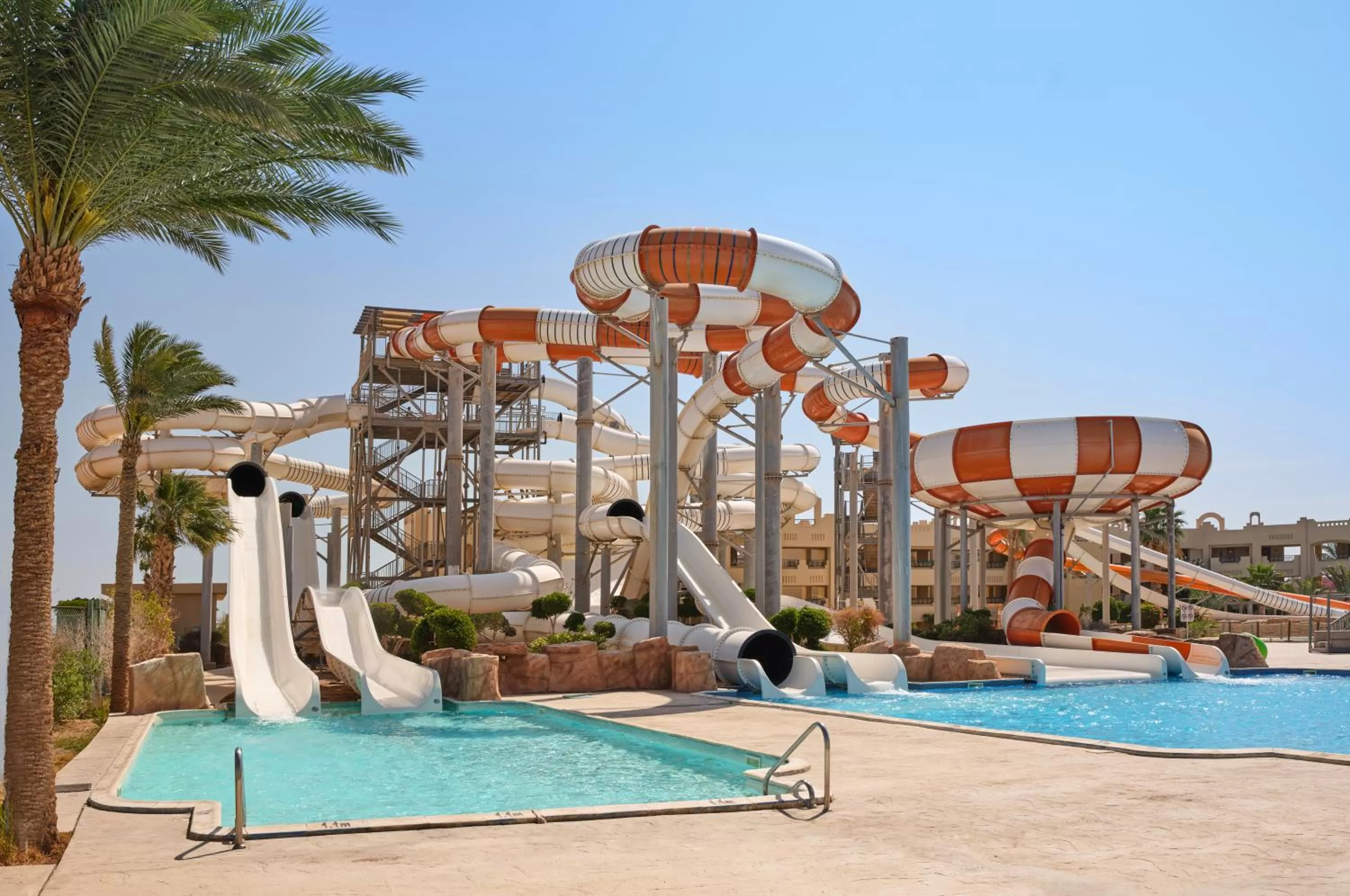 Aqua park in Coral Sea Waterworld Sharm El Sheikh