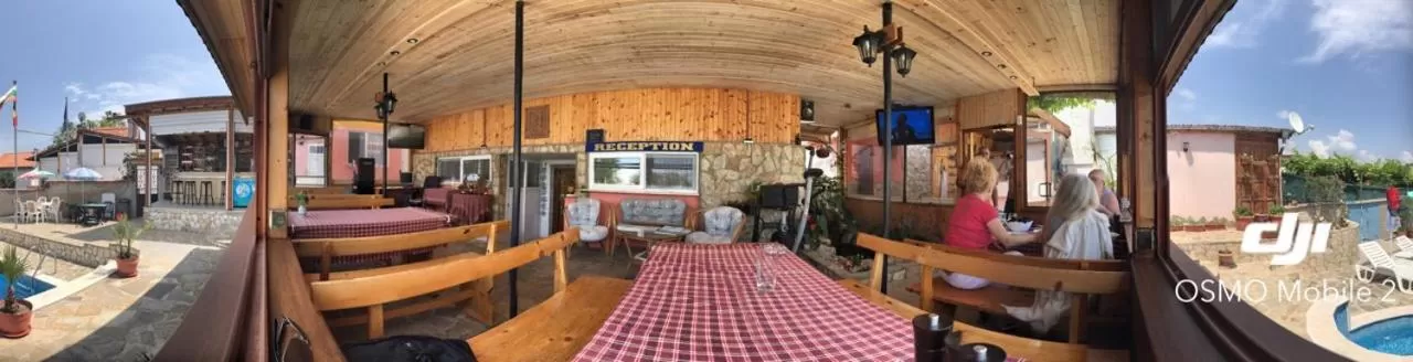 Dining area in Hotel Poseidon