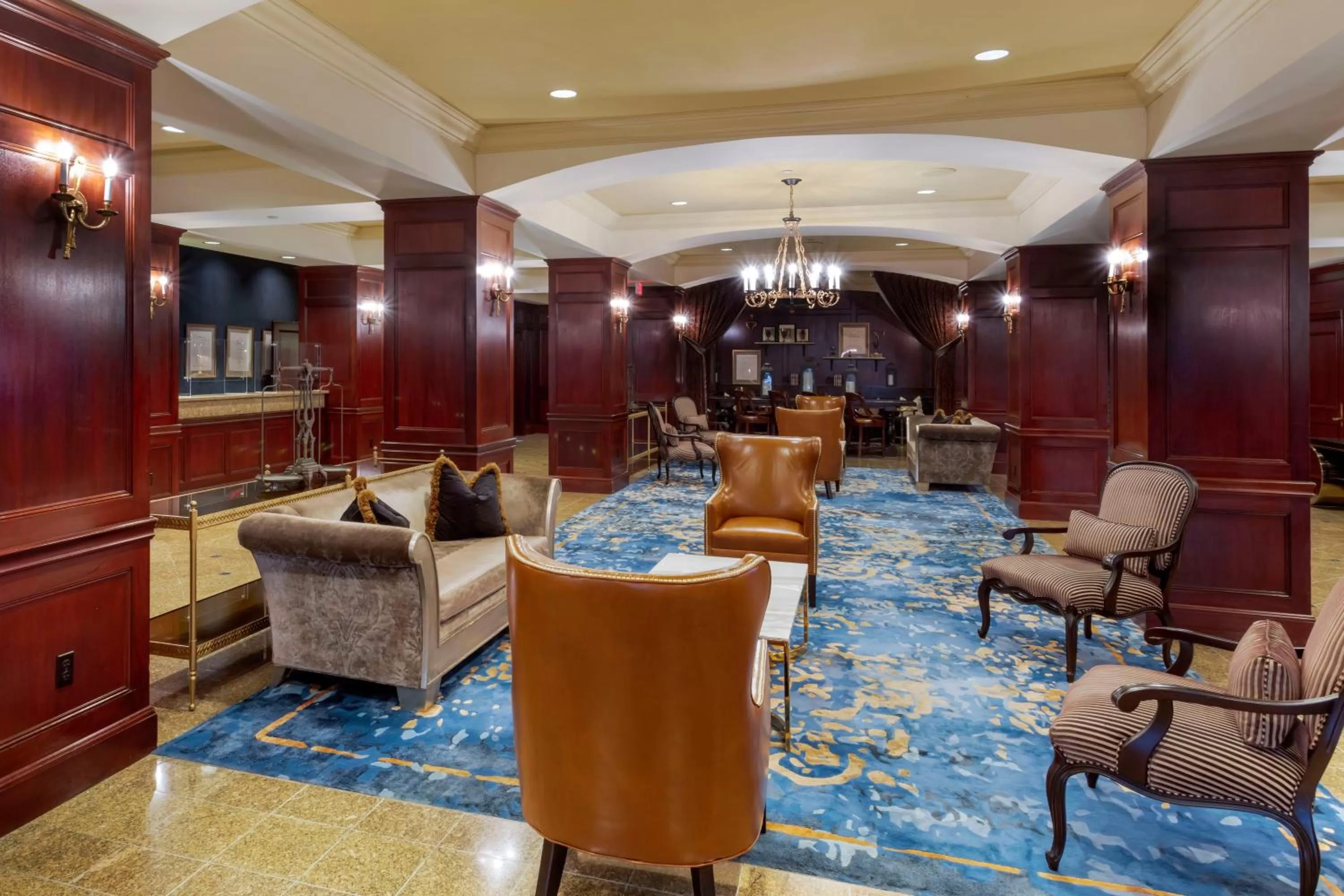 Lobby or reception in Omni New Haven Hotel at Yale