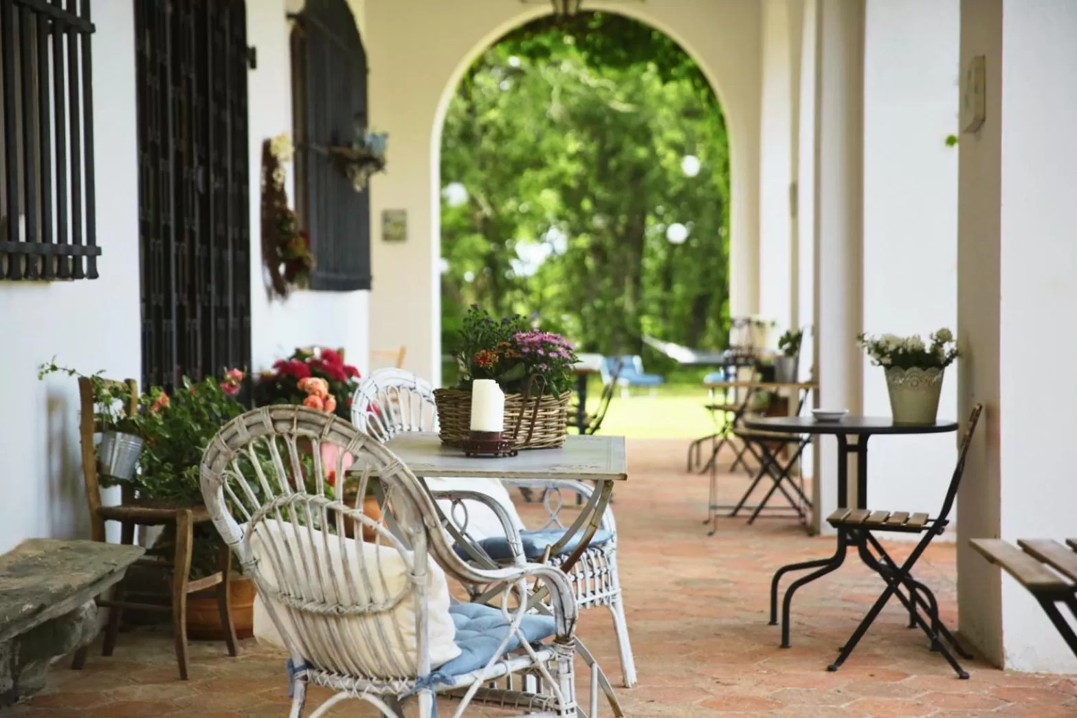 Patio in Villa Albertina