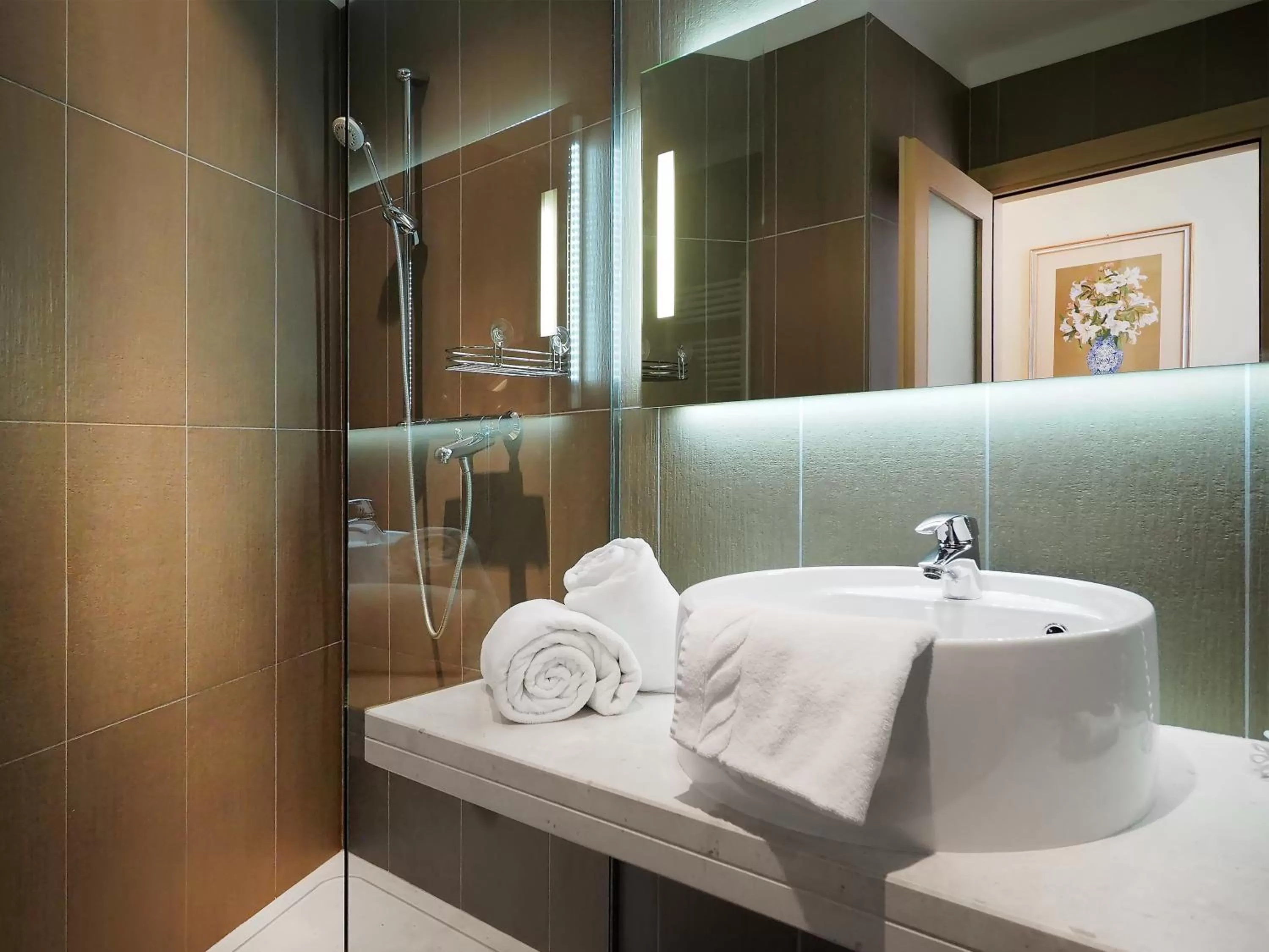 Bathroom in Charme Hotel Ristorante Tre Terre