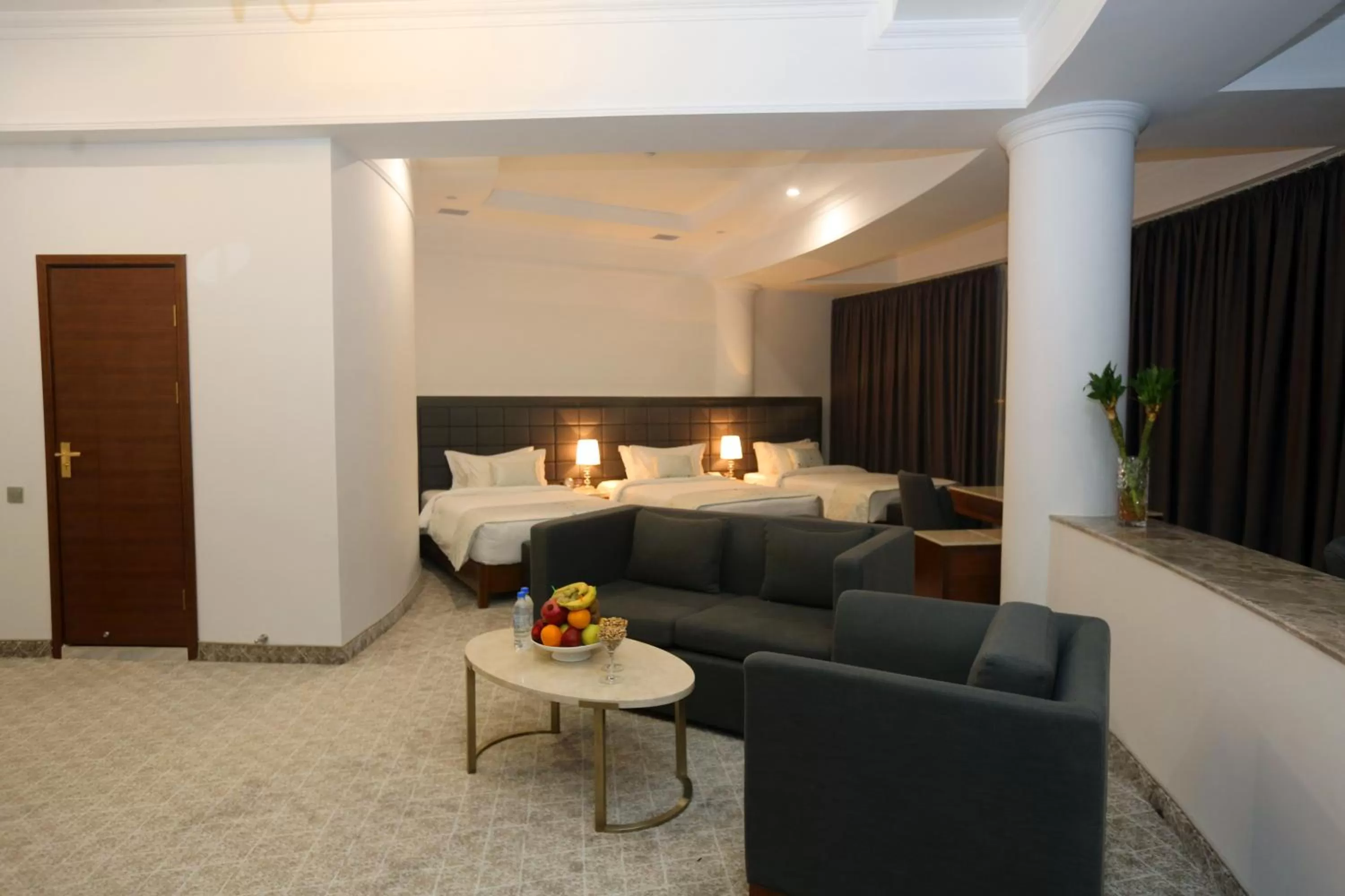 Bed in Parliament Palace Hotel