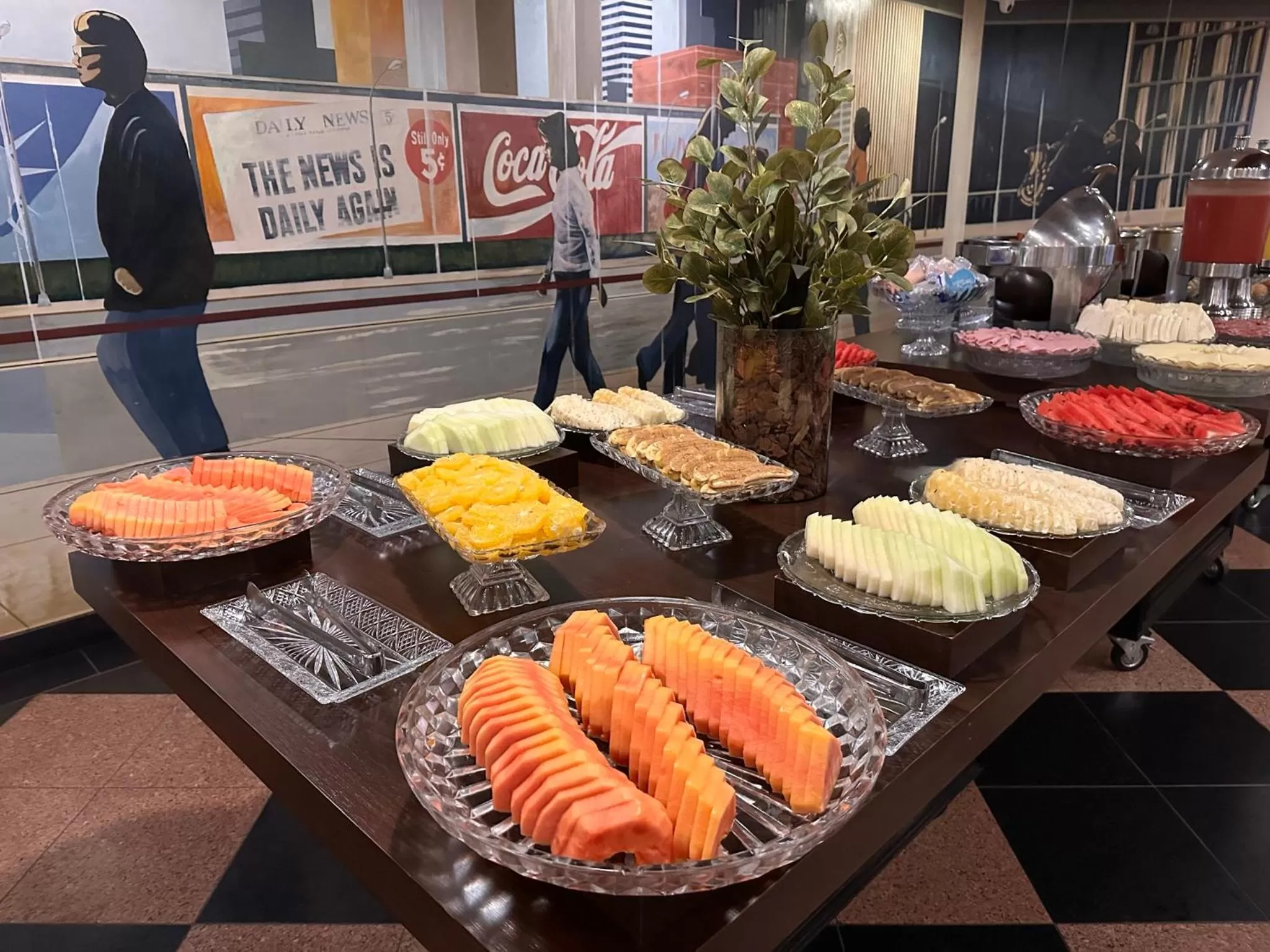 Breakfast in Manhattan Plaza