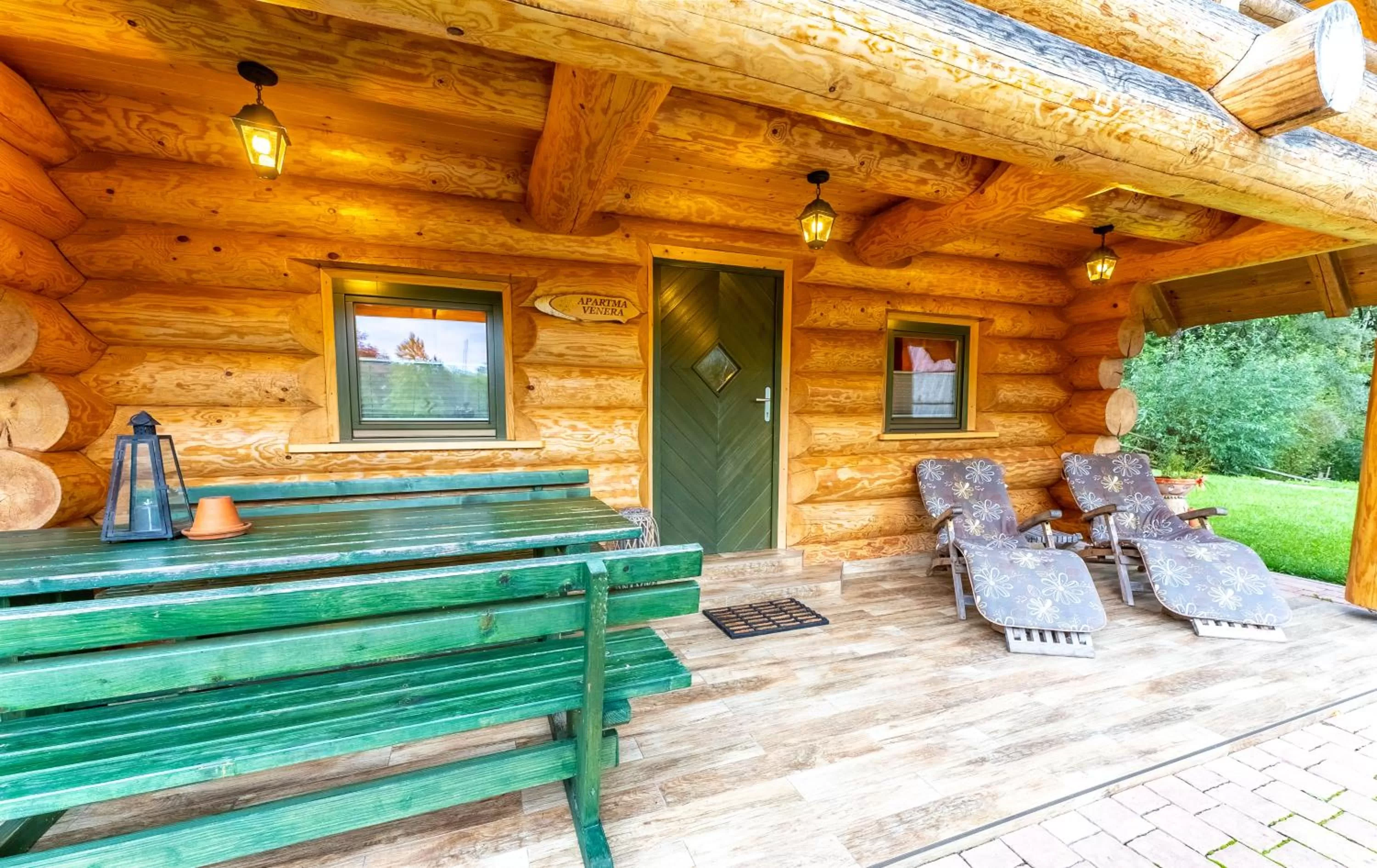 Patio in Korošec Apartments and Wellness Centre