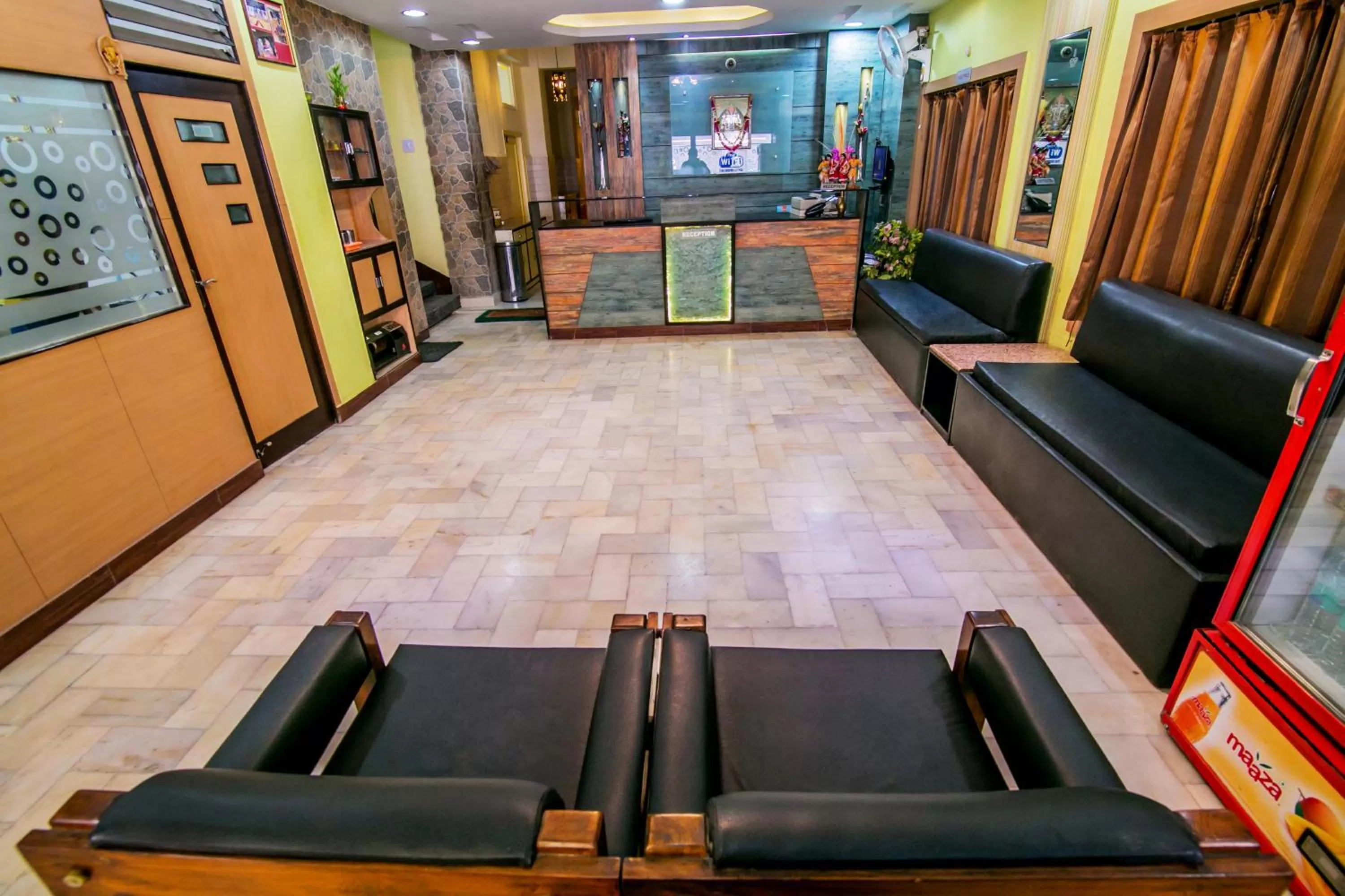 Lobby or reception in Hotel Akashdeep