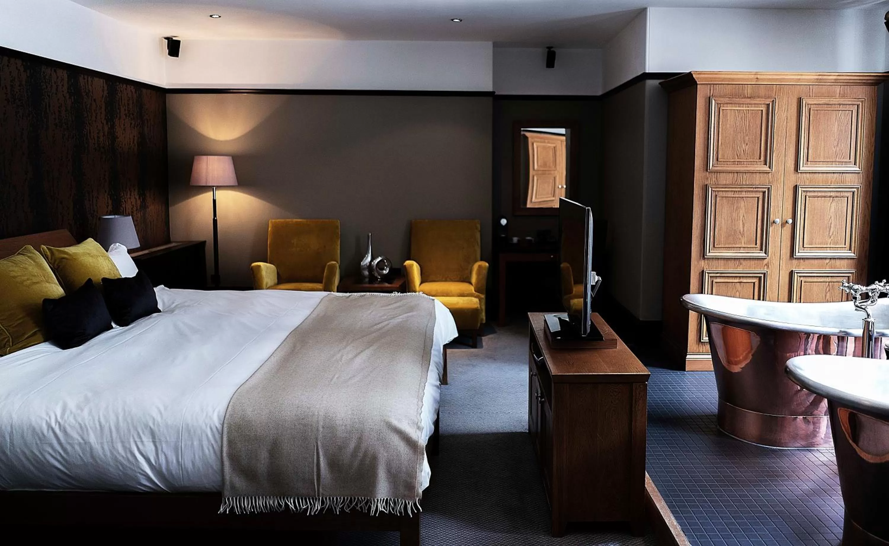 Bathroom, Bed in Hotel du Vin & Bistro Cambridge