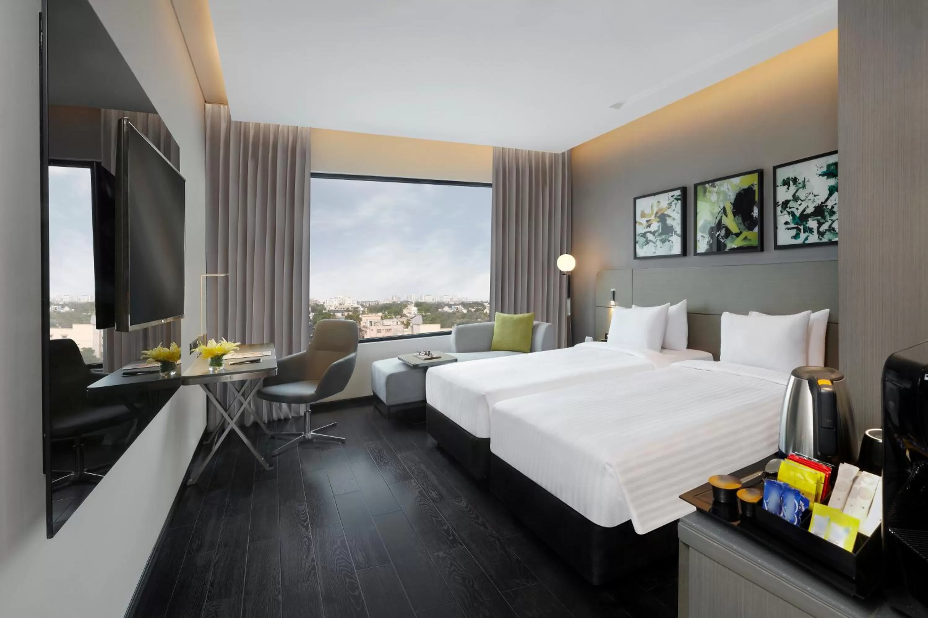 Bedroom, Bed in Novotel Chennai Chamiers Road