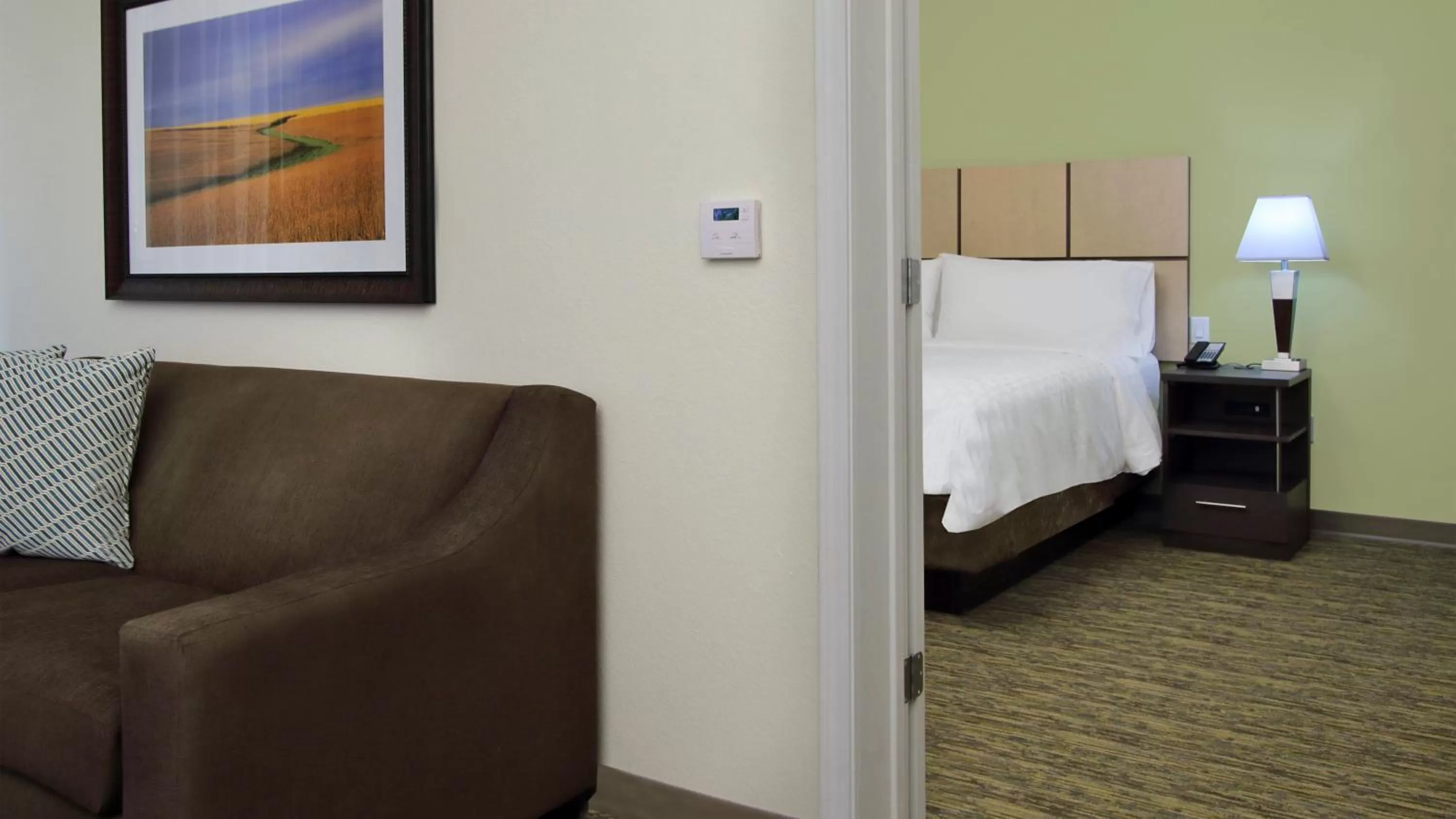 Bedroom, Bed in Candlewood Suites - Frisco by IHG