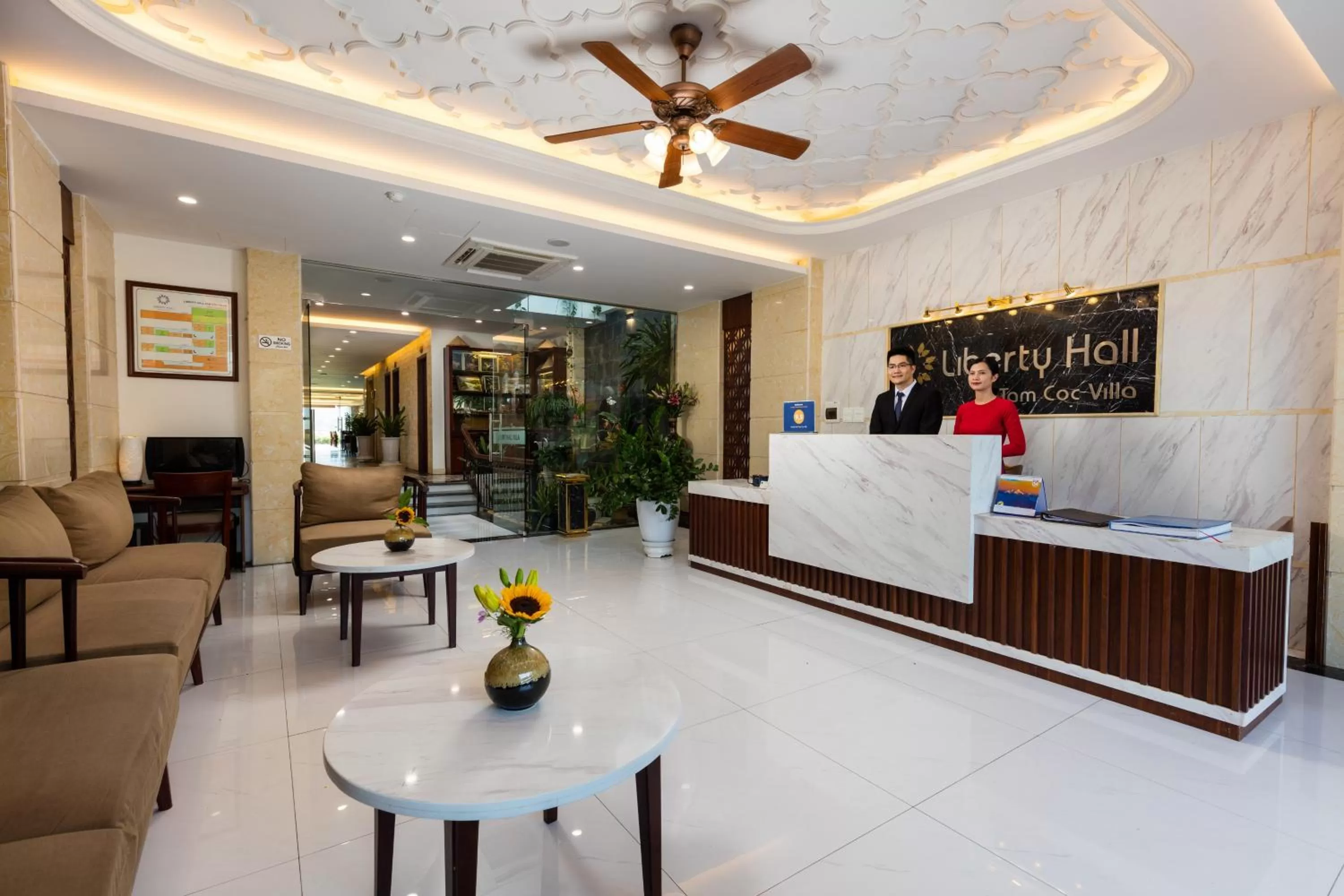Lobby or reception, Lobby/Reception in Liberty Hall Tam Coc Hotel & Villa