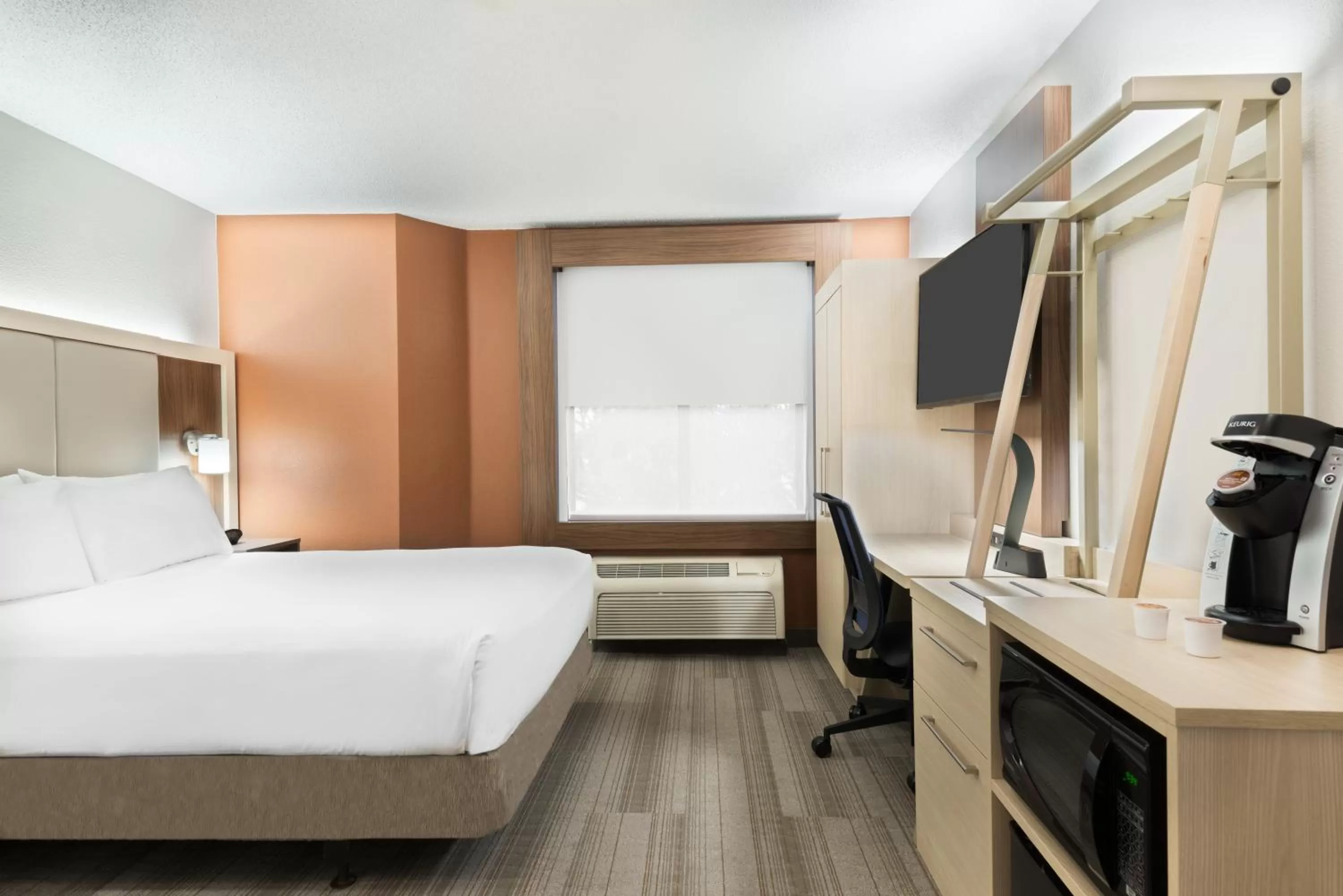 Queen Room with Accessible Roll In Shower - Non-Smoking in Holiday Inn Express & Suites - Nearest Universal Orlando, an IHG Hotel