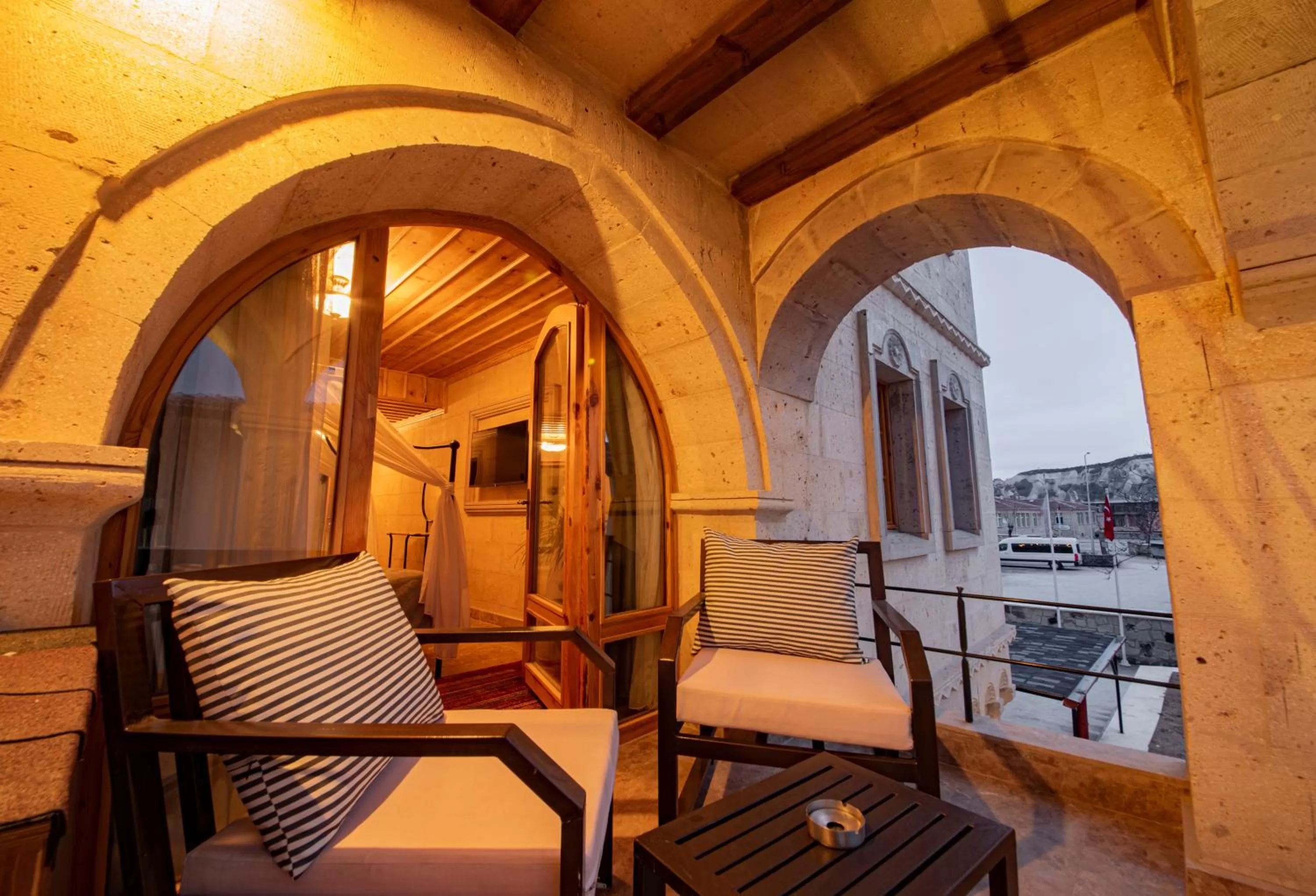 Balcony/Terrace in Cratus Stone Palace