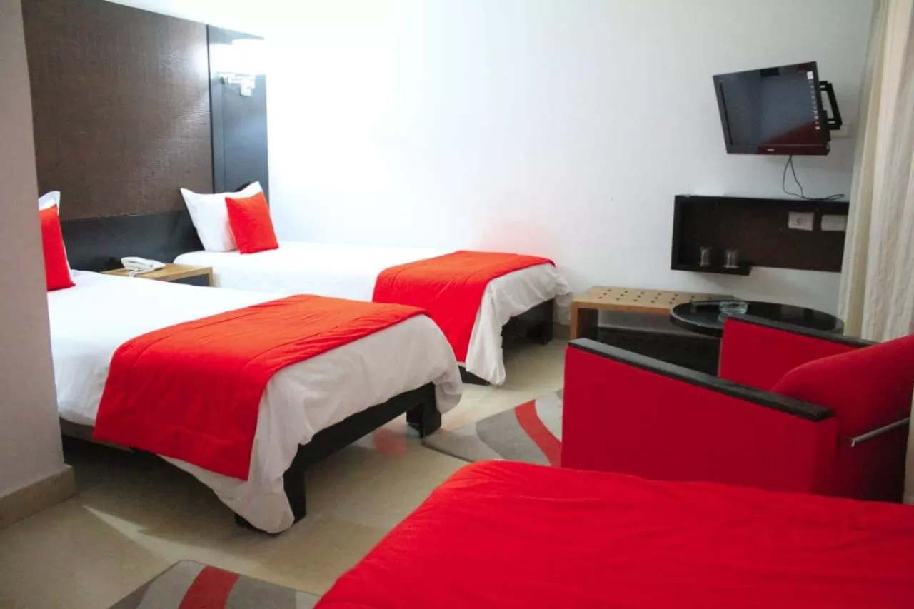 Photo of the whole room, Bed in hôtel LE PACHA