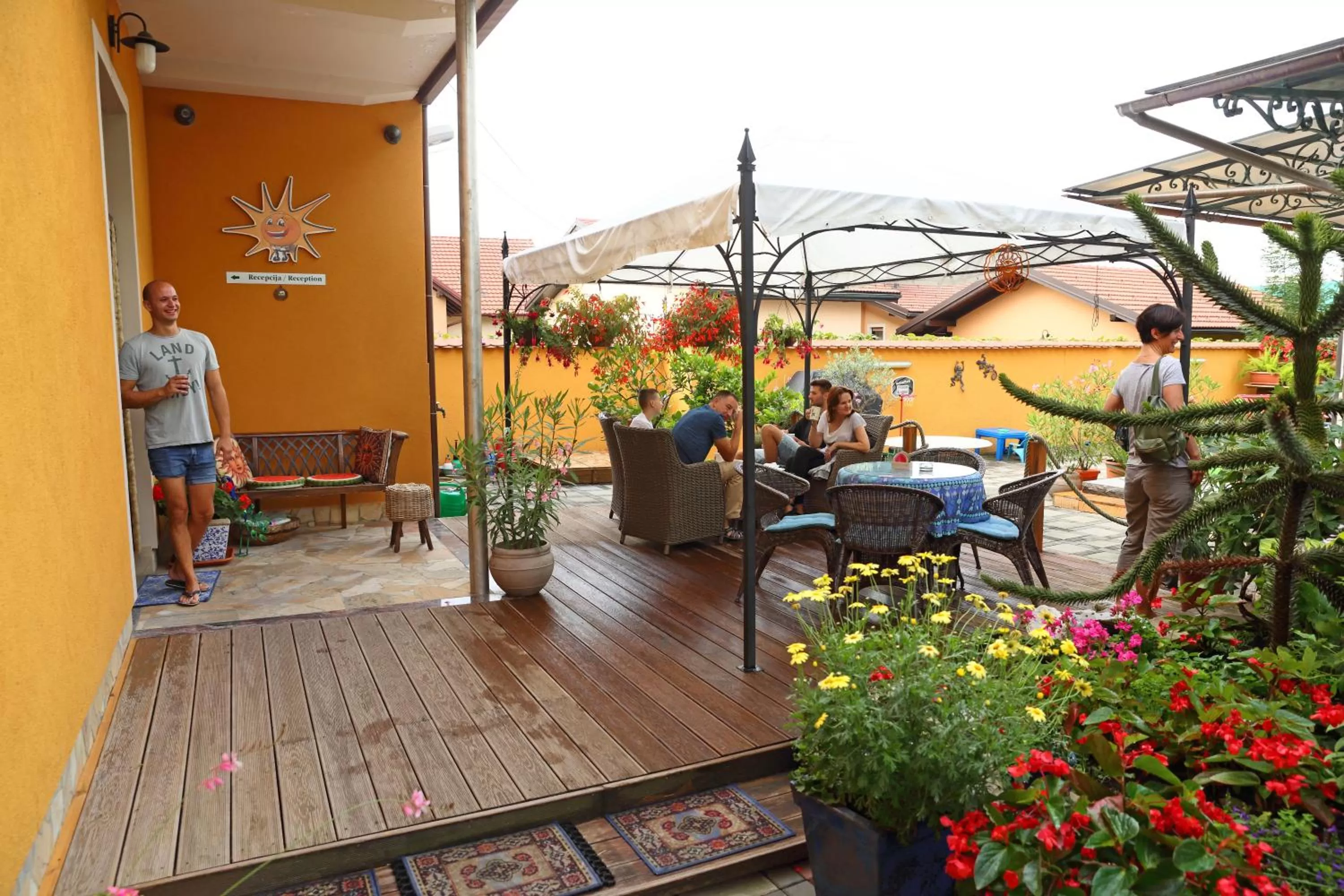 Balcony/Terrace in Hostel Sonce