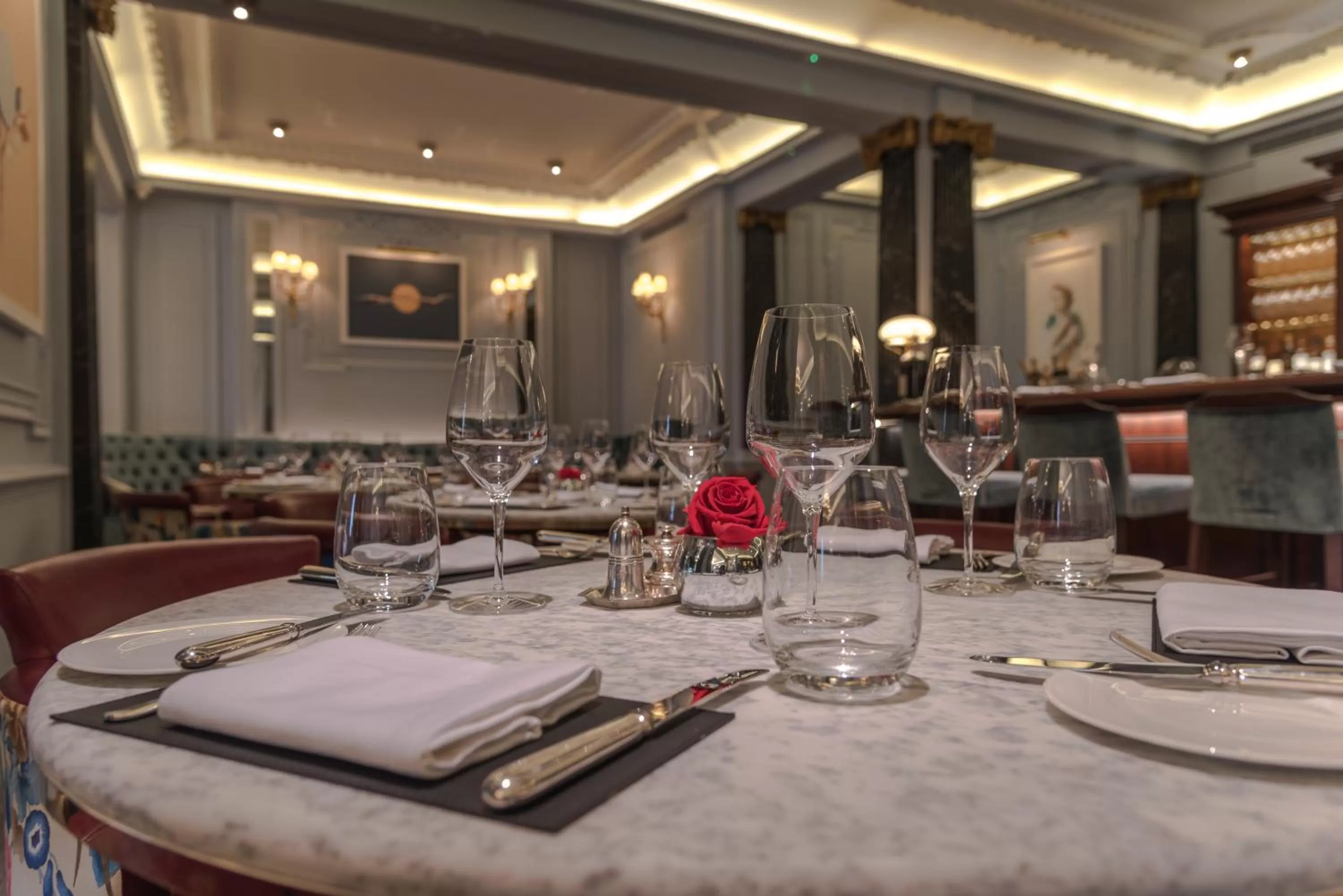 Dining area in The Stafford London