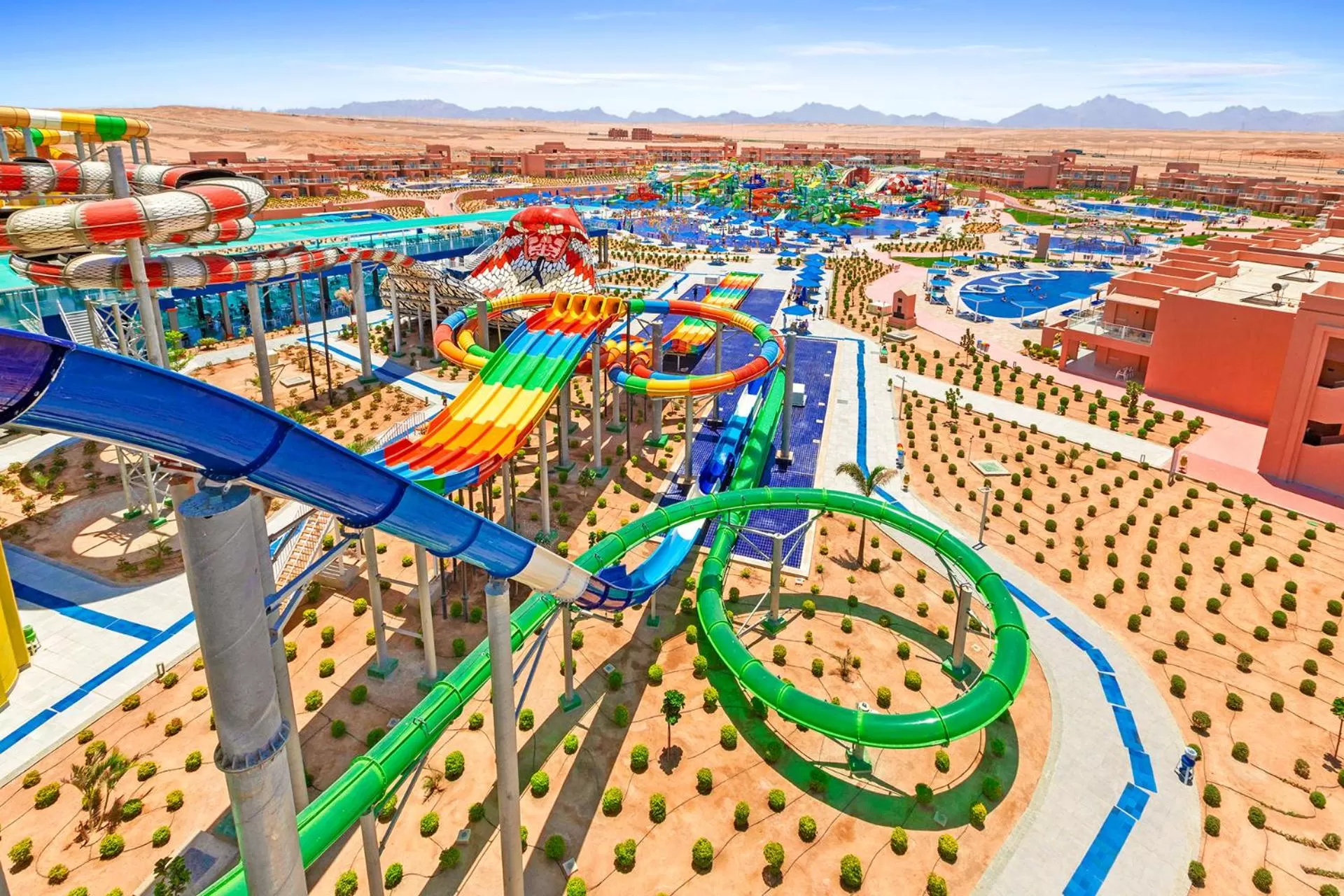 Aqua park in Neverland City Hurghada - Pickalbatros