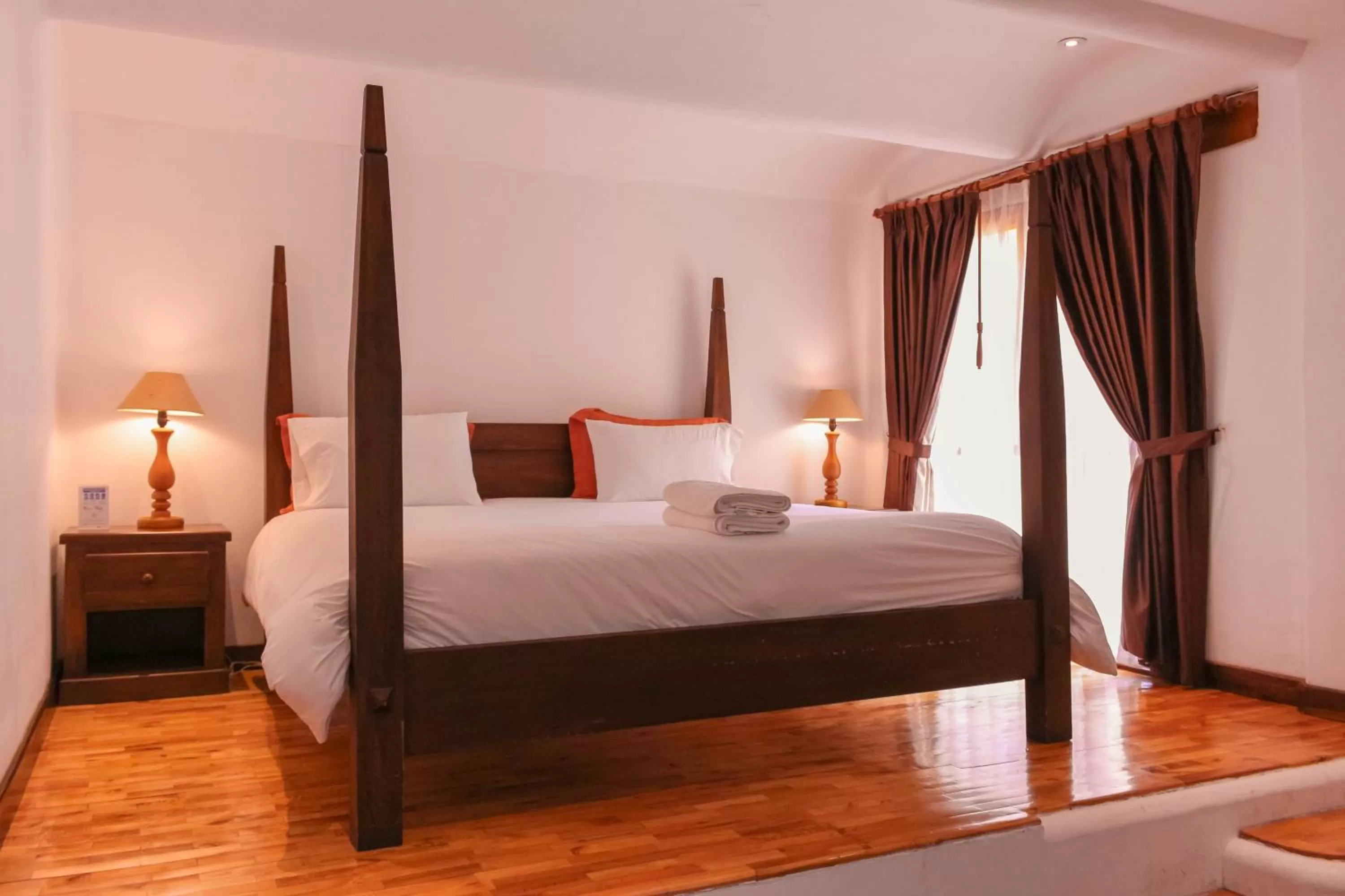 Bed in Hotel Spa Mansion Santa Isabella