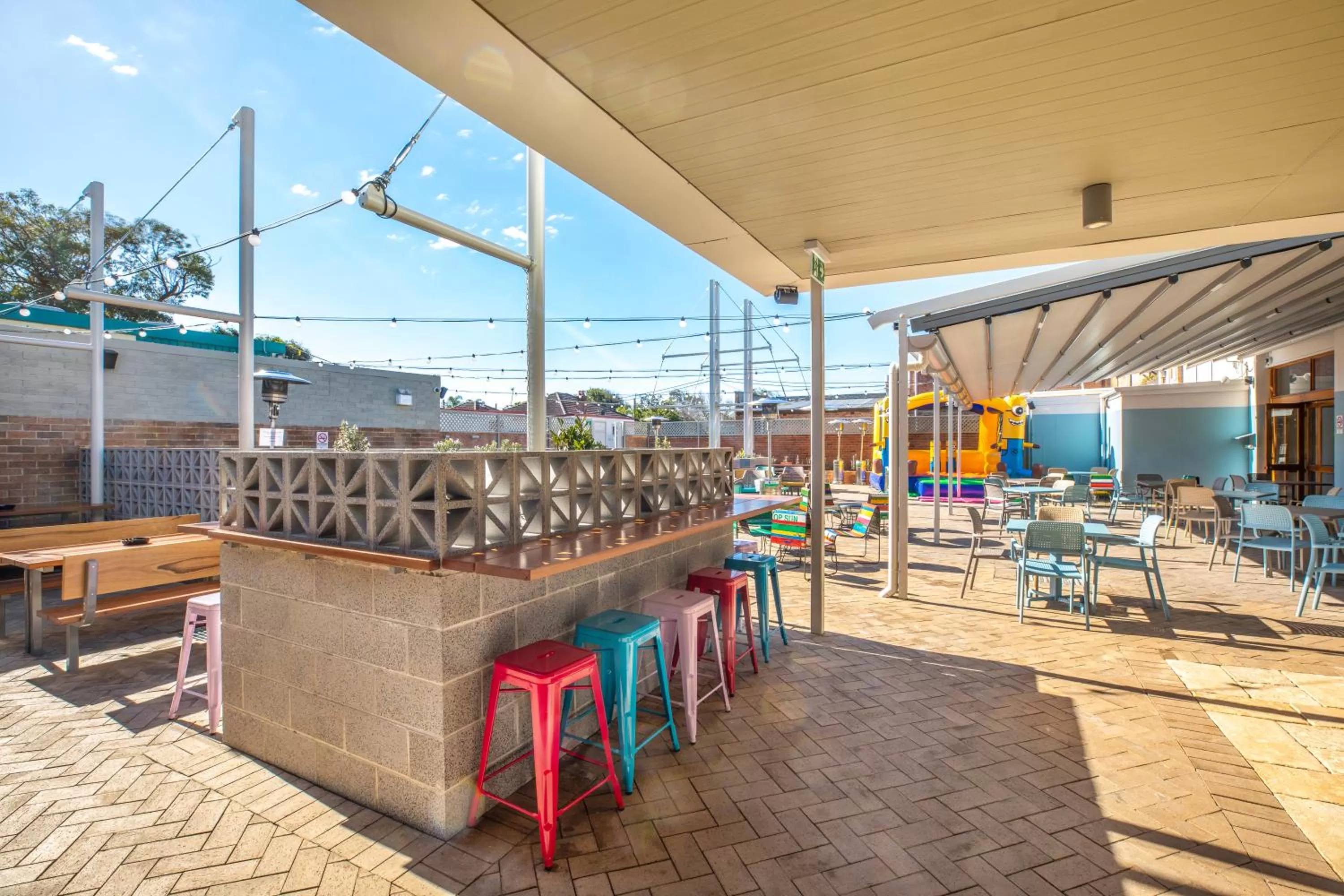 Patio in Nightcap at Ocean Beach Hotel