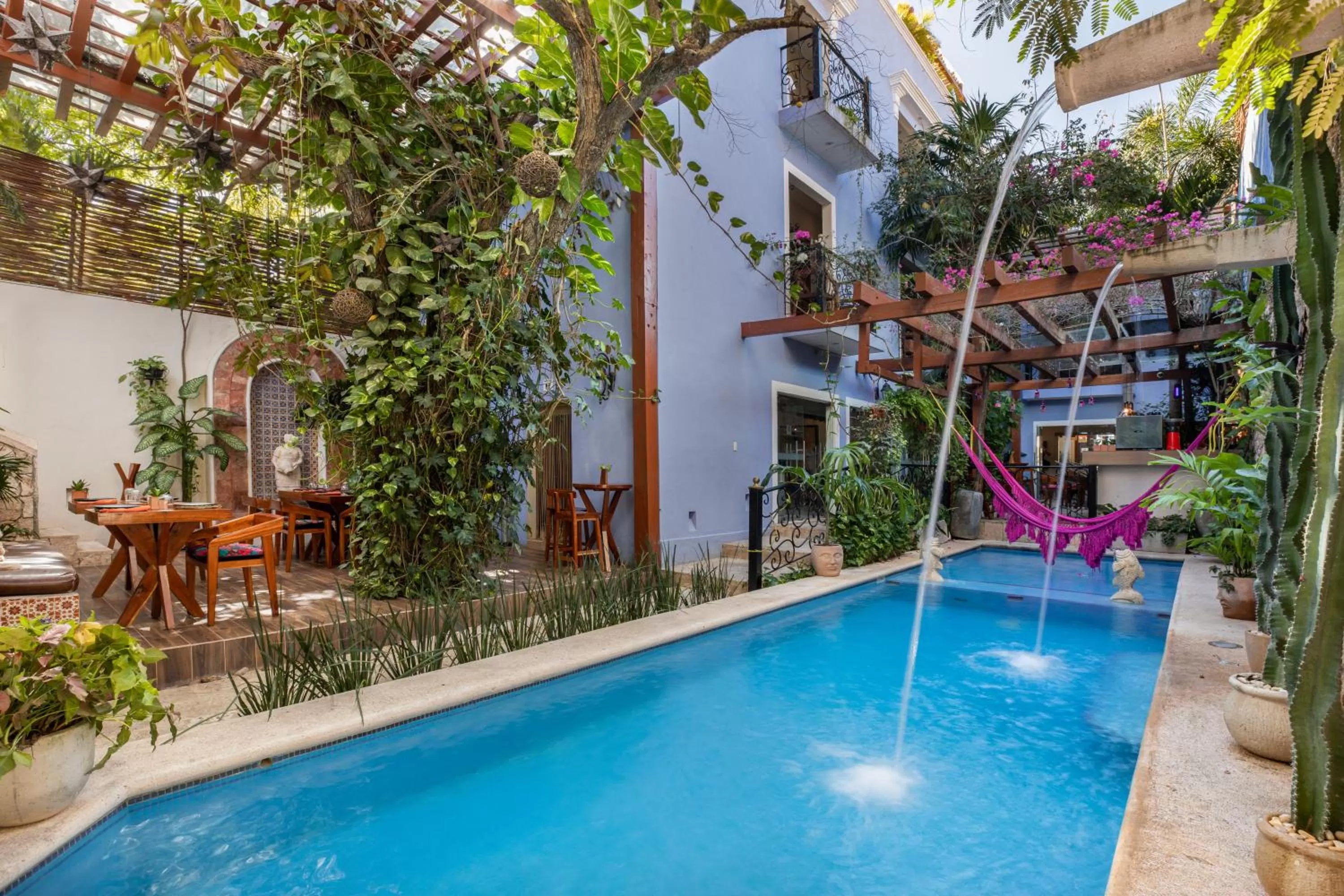 Patio in Le Muuch Hotel Boutique