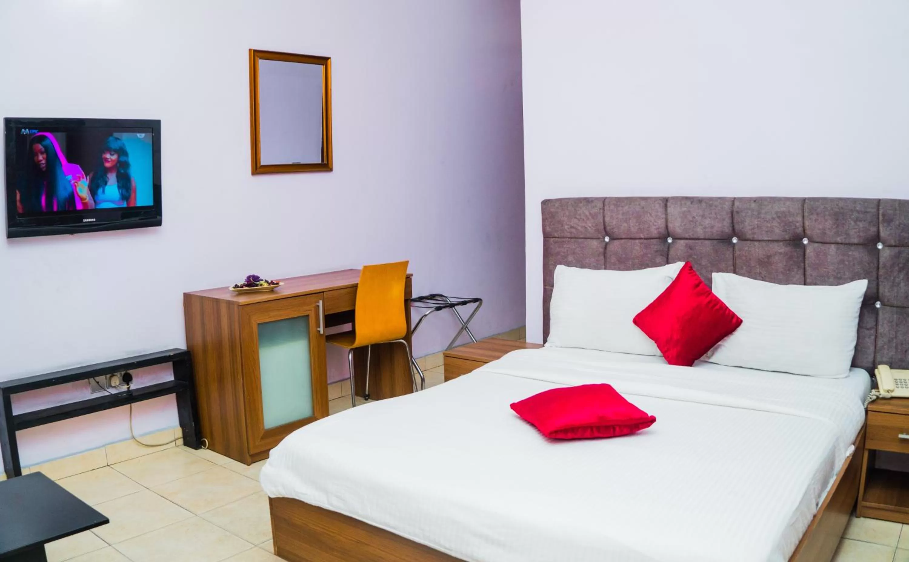 Bed in 1804 Boutique Hotel