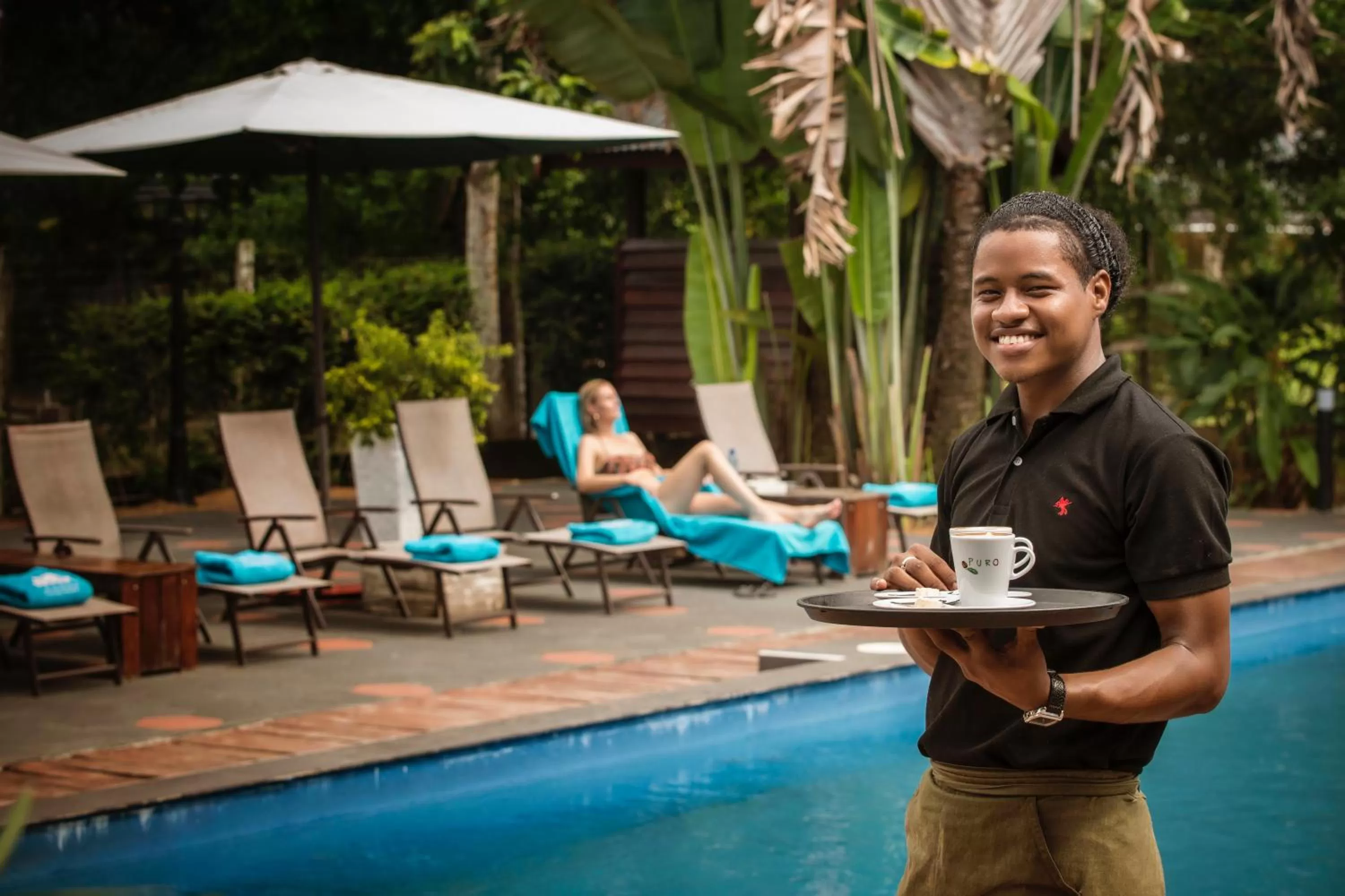 Swimming pool in Boutique Hotel Peperpot