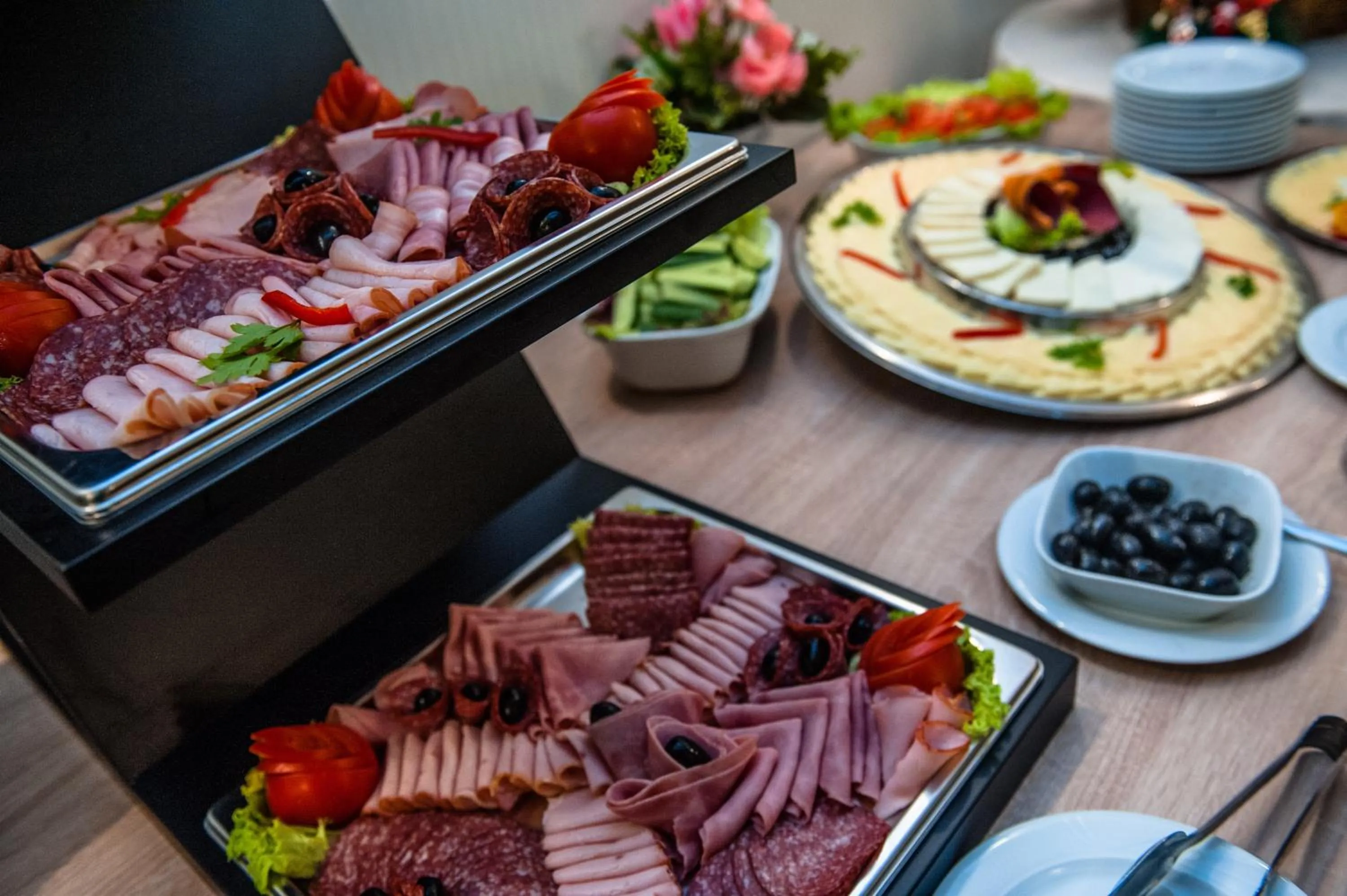 Buffet breakfast in Hotel Parc Sibiu