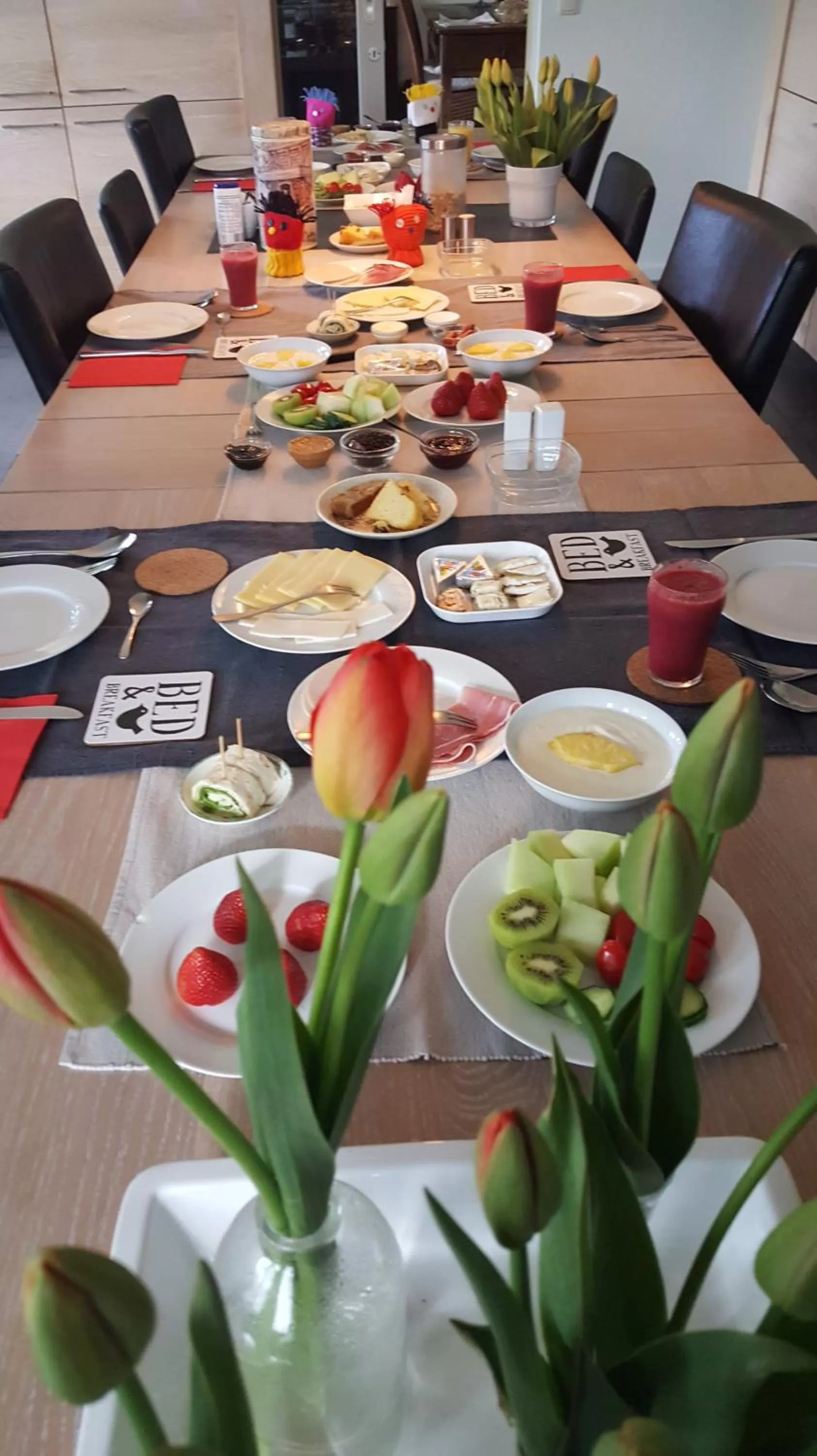 Food close-up in B&B De Slaperije