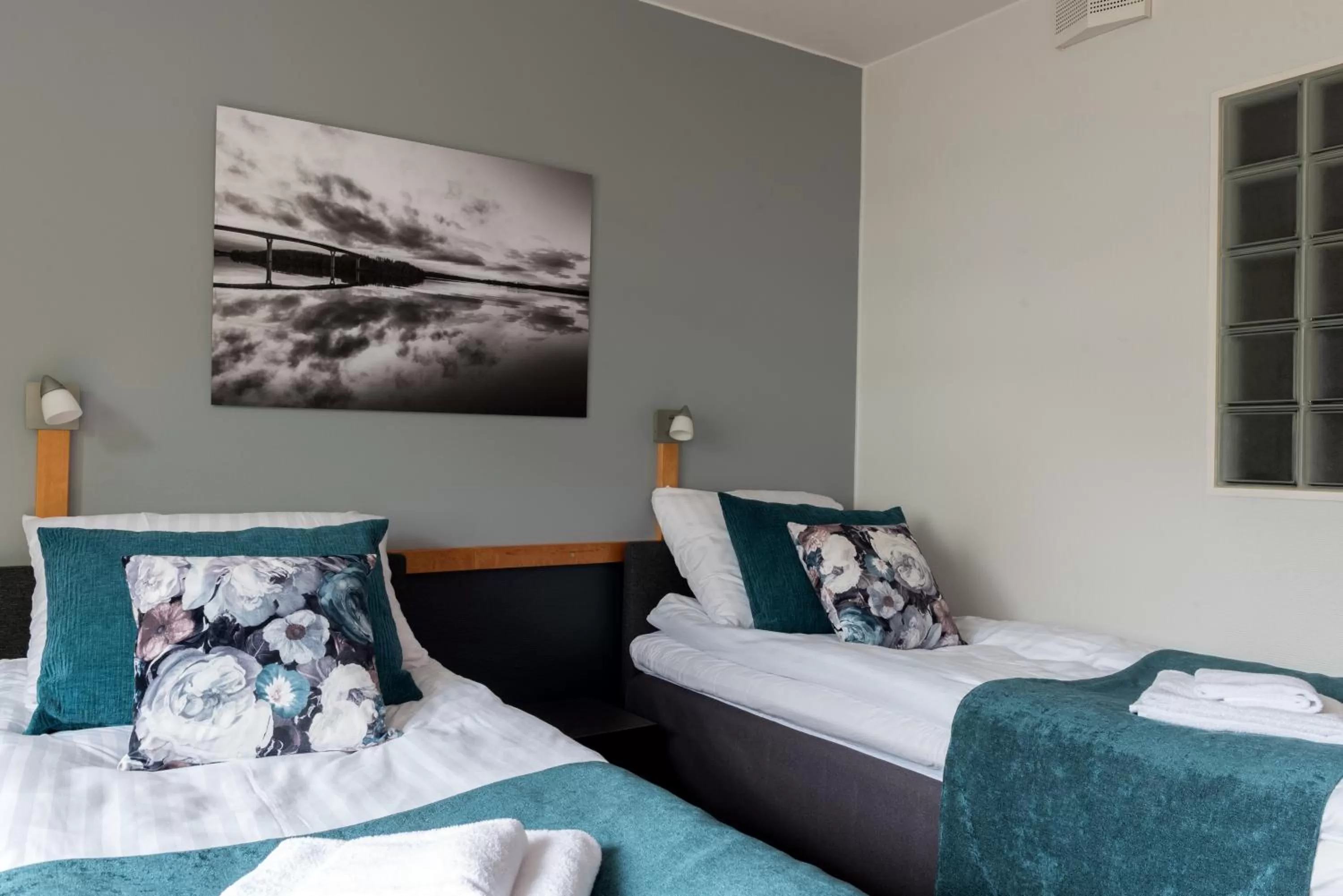 Bed in Hotelli Lähde