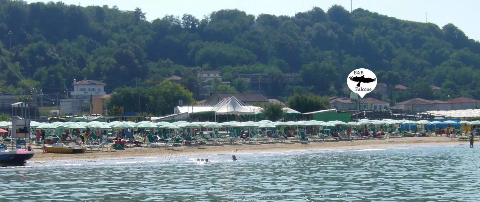 Beach in B&B Falcone