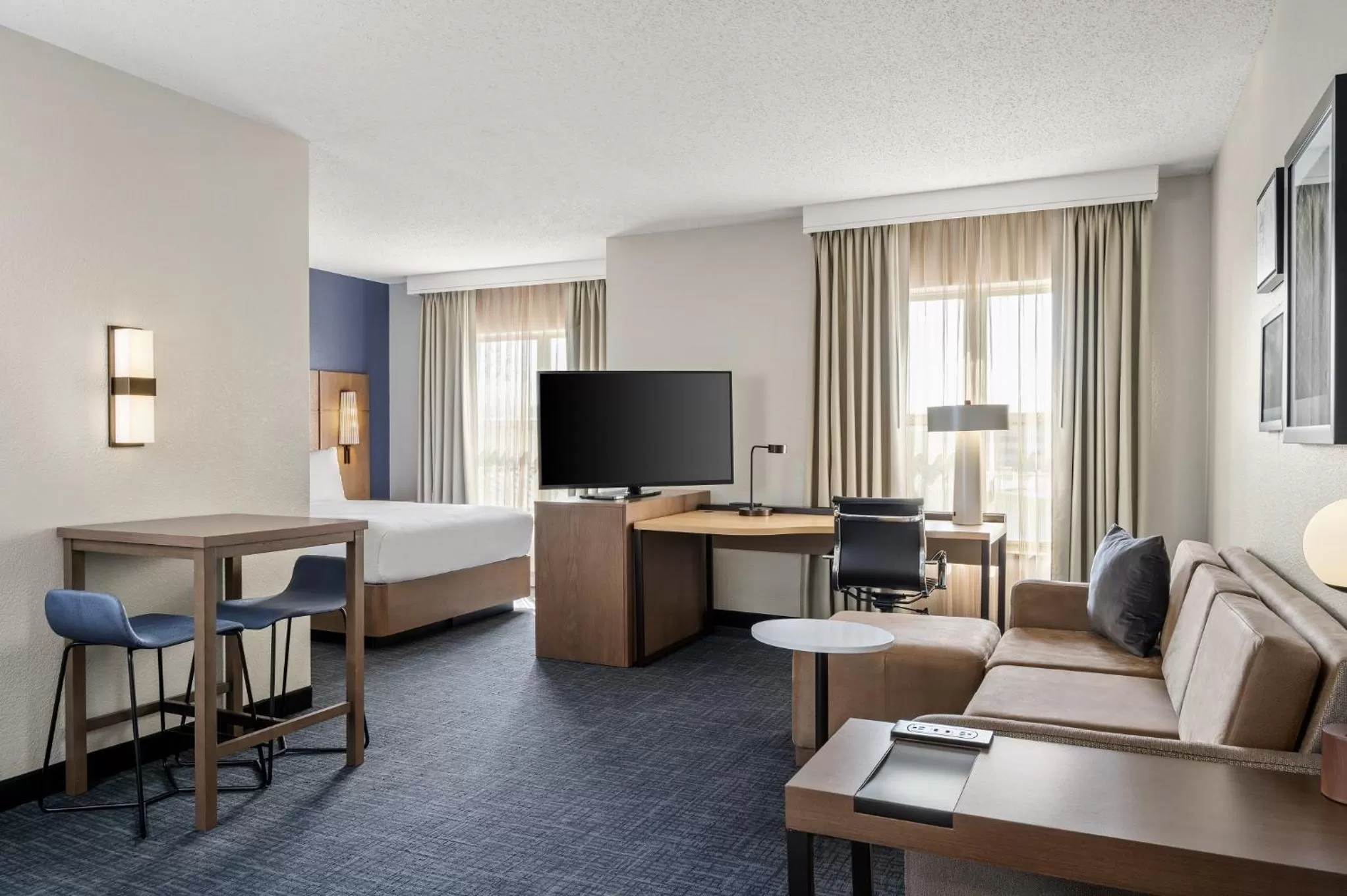 Queen Studio in Residence Inn by Marriott Chicago Naperville/Warrenville