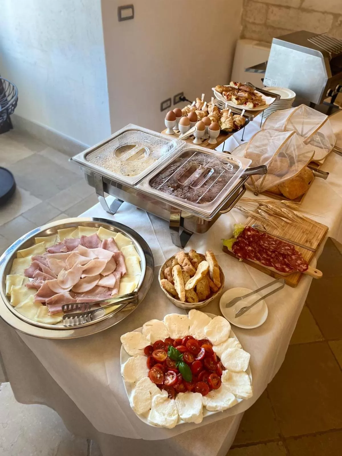 Continental breakfast in Relais Sant'Eligio