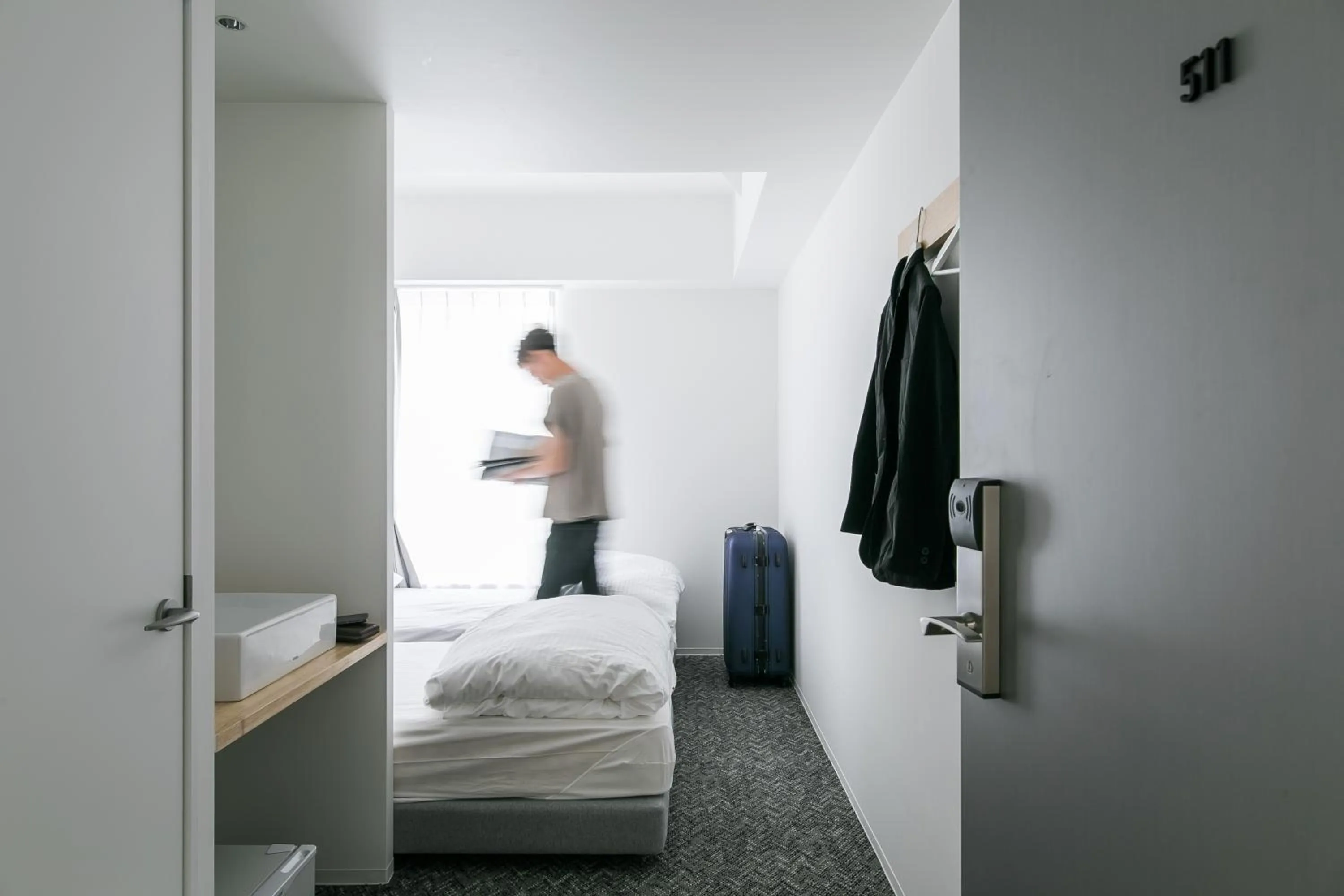 Bed in Imu Hotel Kyoto