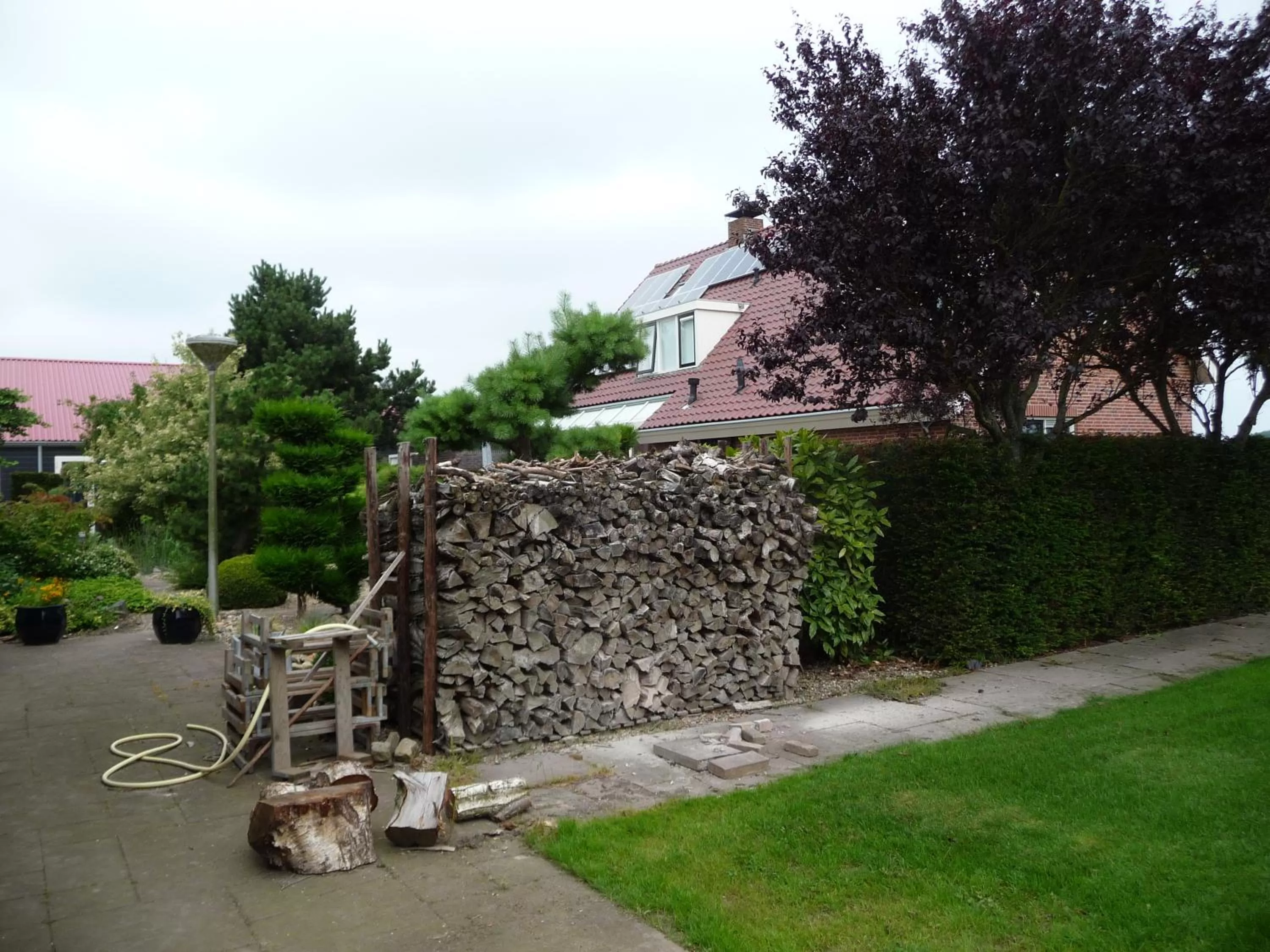 Garden in B&B “Te Warskip bij BlokVis”