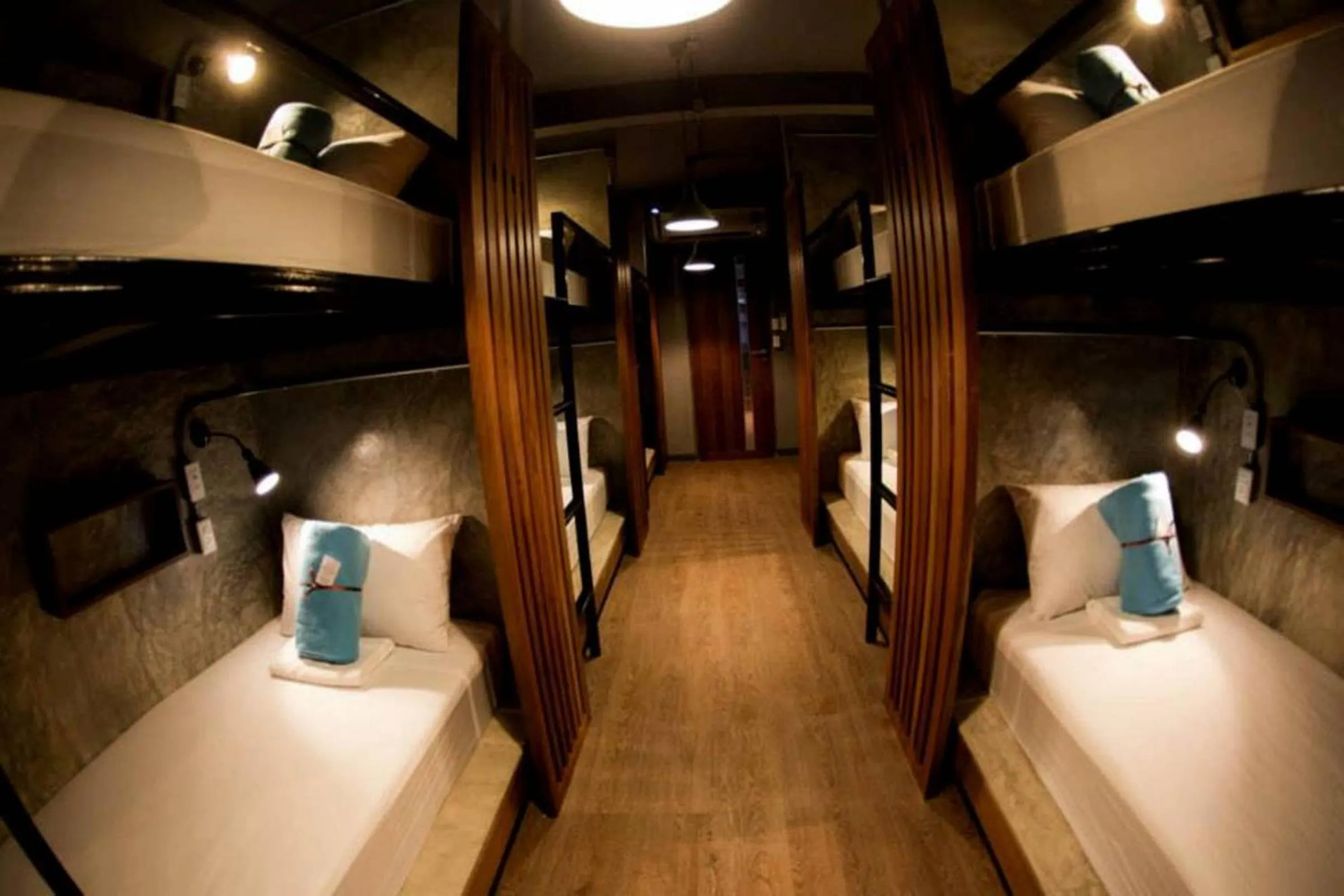 Bed in In a Box Hostel