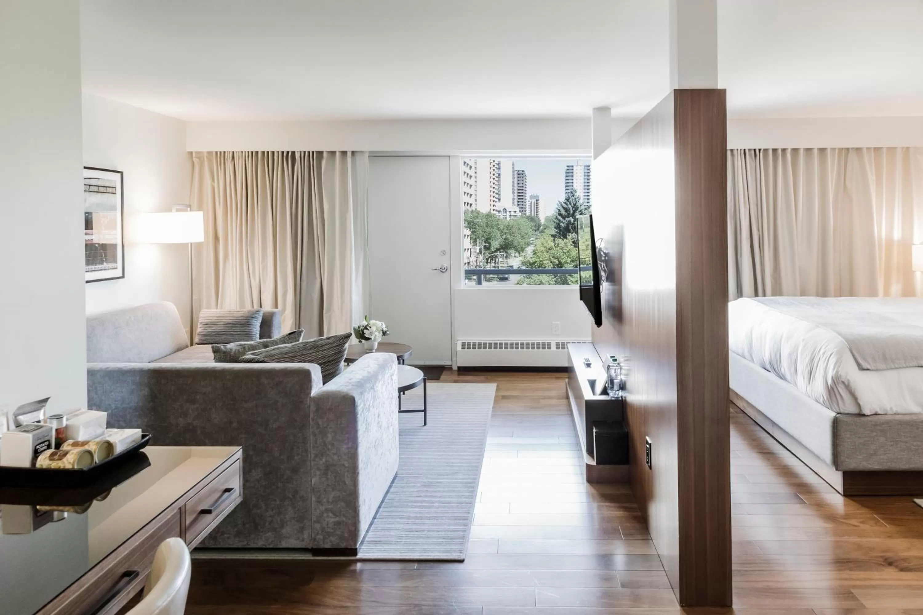 Bed in The James Hotel